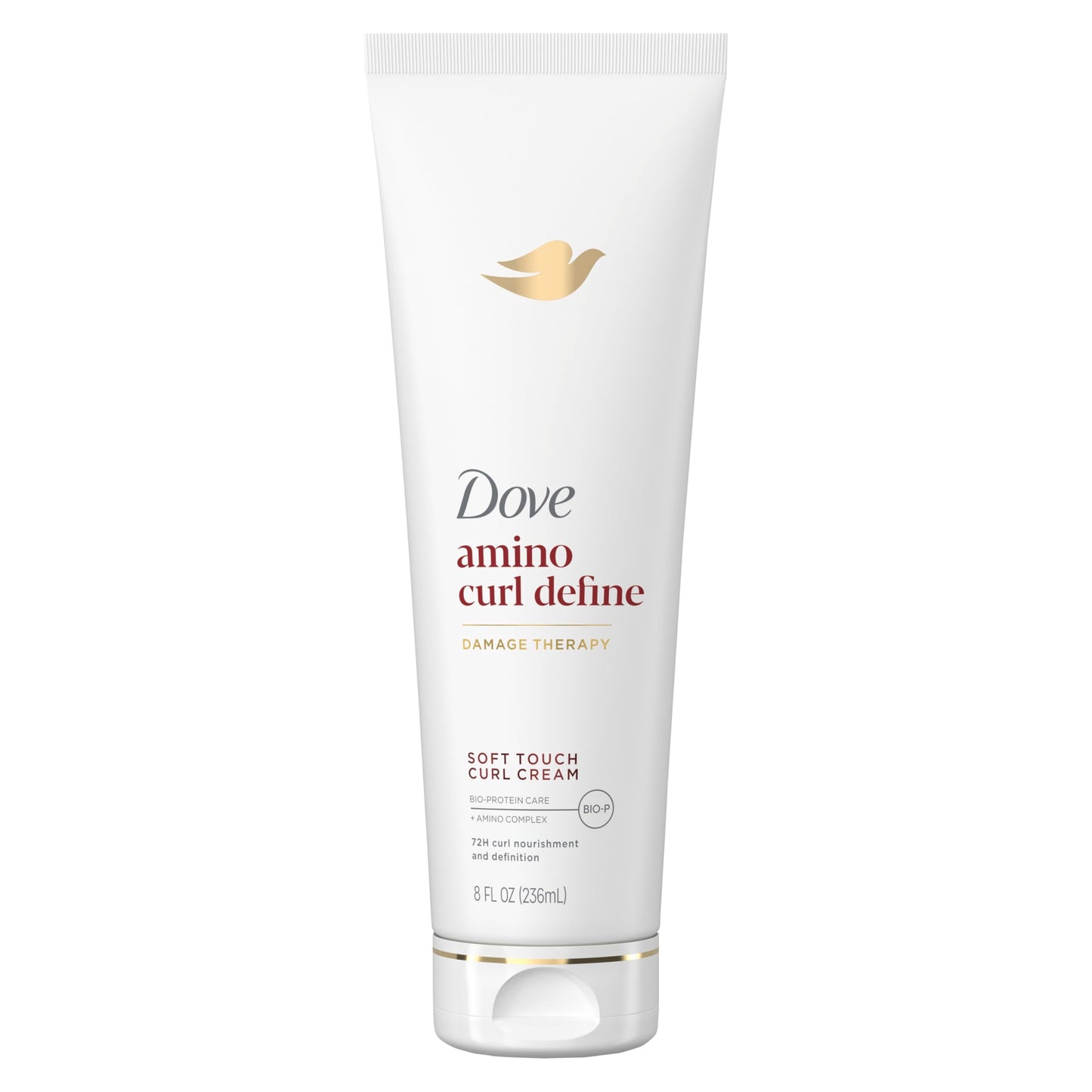 White Smoke Dove Curl Cream Amino Curl for Curly, Coily Hair with Bio-Protein Care Technology + Amino Complex 8 Fl Oz