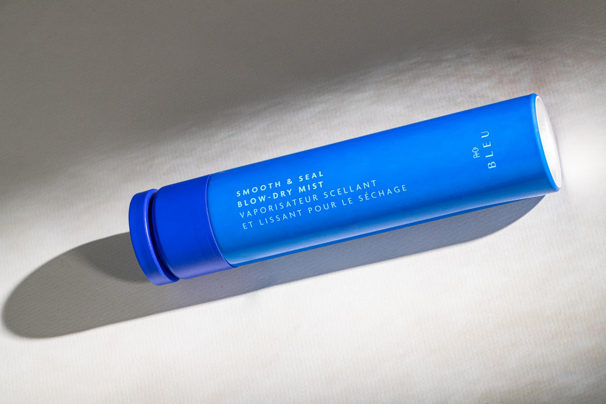 Lavender R+Co BLEU SMOOTH & SEAL Blow Dry Mist