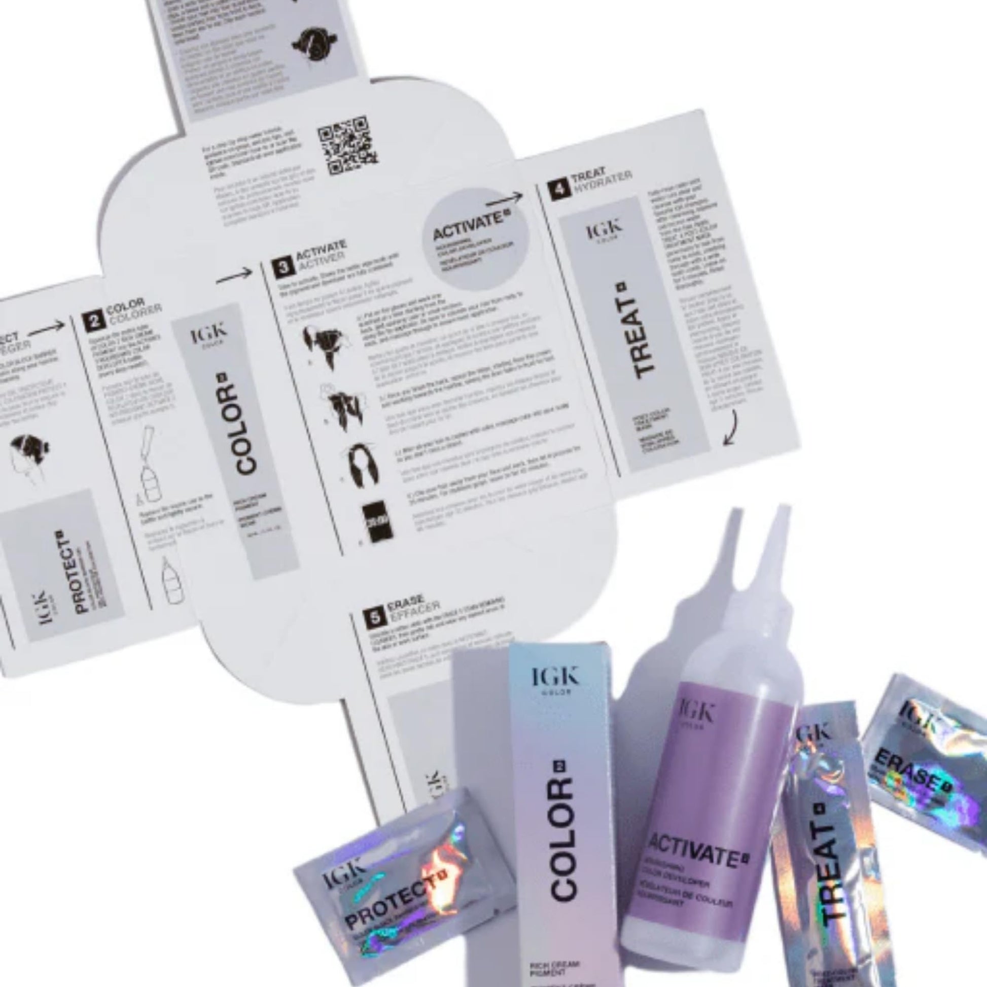 White Smoke IGK Permanent Hair Dye Color Kit | 9NA Surf Club - Light Cool Blonde | 100% Gray Color Coverage + Strengthen + Shine | Ammonia Free