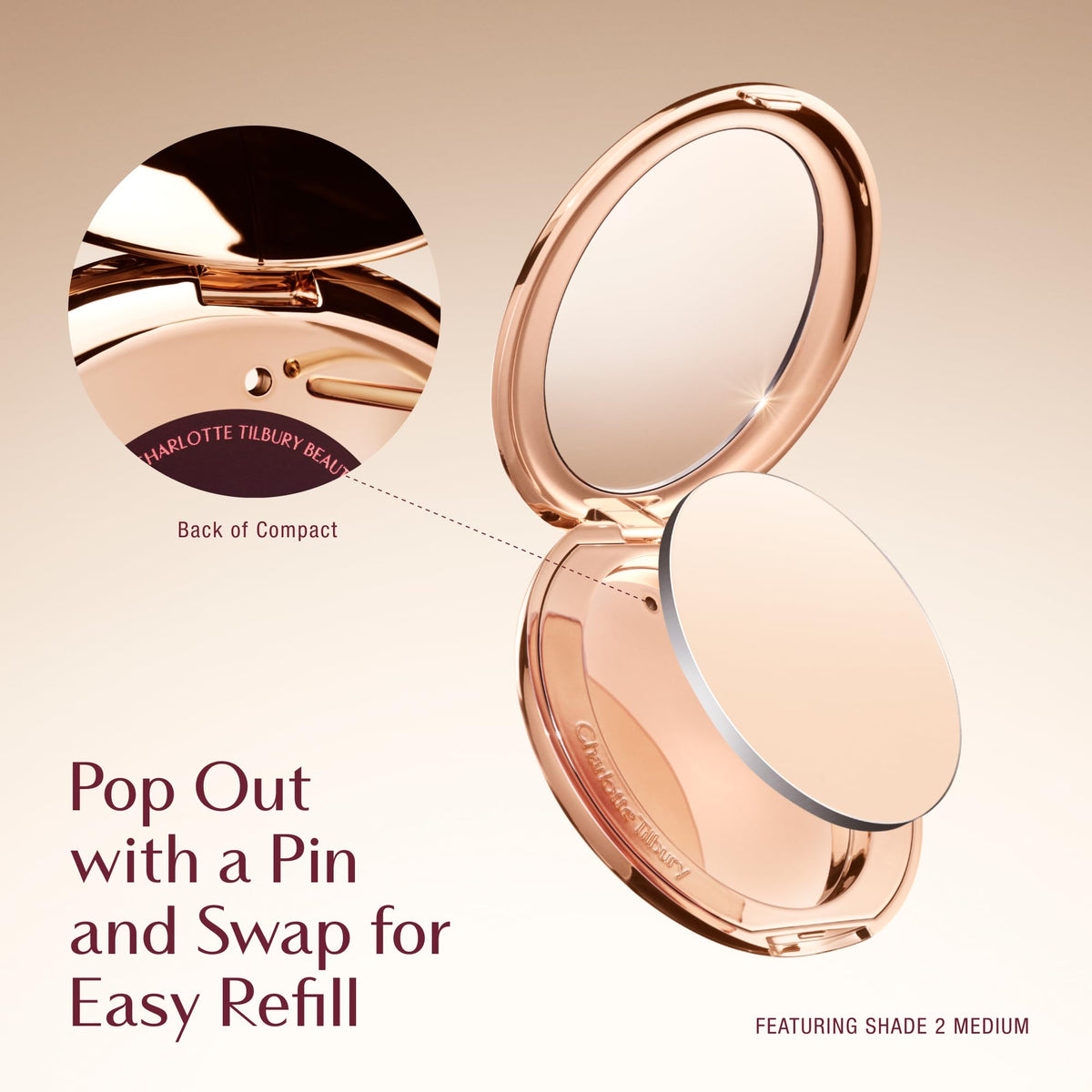 White Smoke Charlotte Tilbury Airbrush Flawless Finish Blurring & Setting Powder