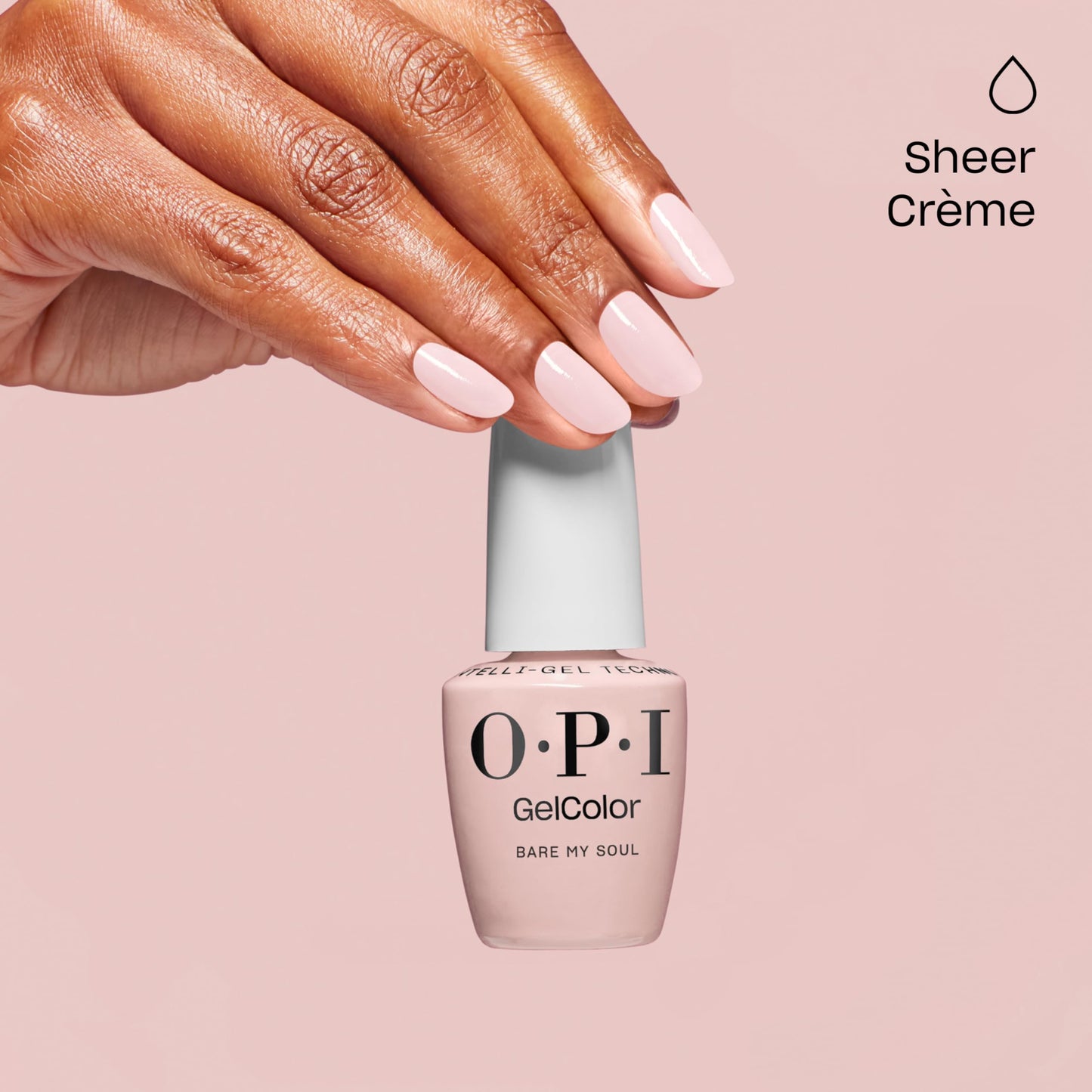 Thistle OPI GelColor Iconic Pink Shades Gel Nail Polish Trio Bundle | Strawberry Margarita + Bubble Bath + Put It in Neutral Crème UV Cure Gel Polish Colors
