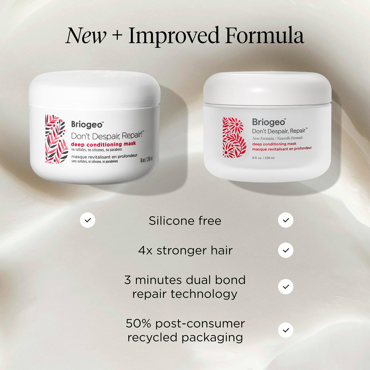 Light Gray Briogeo Don't Despair, Repair! Deep Conditioning Hair Mask