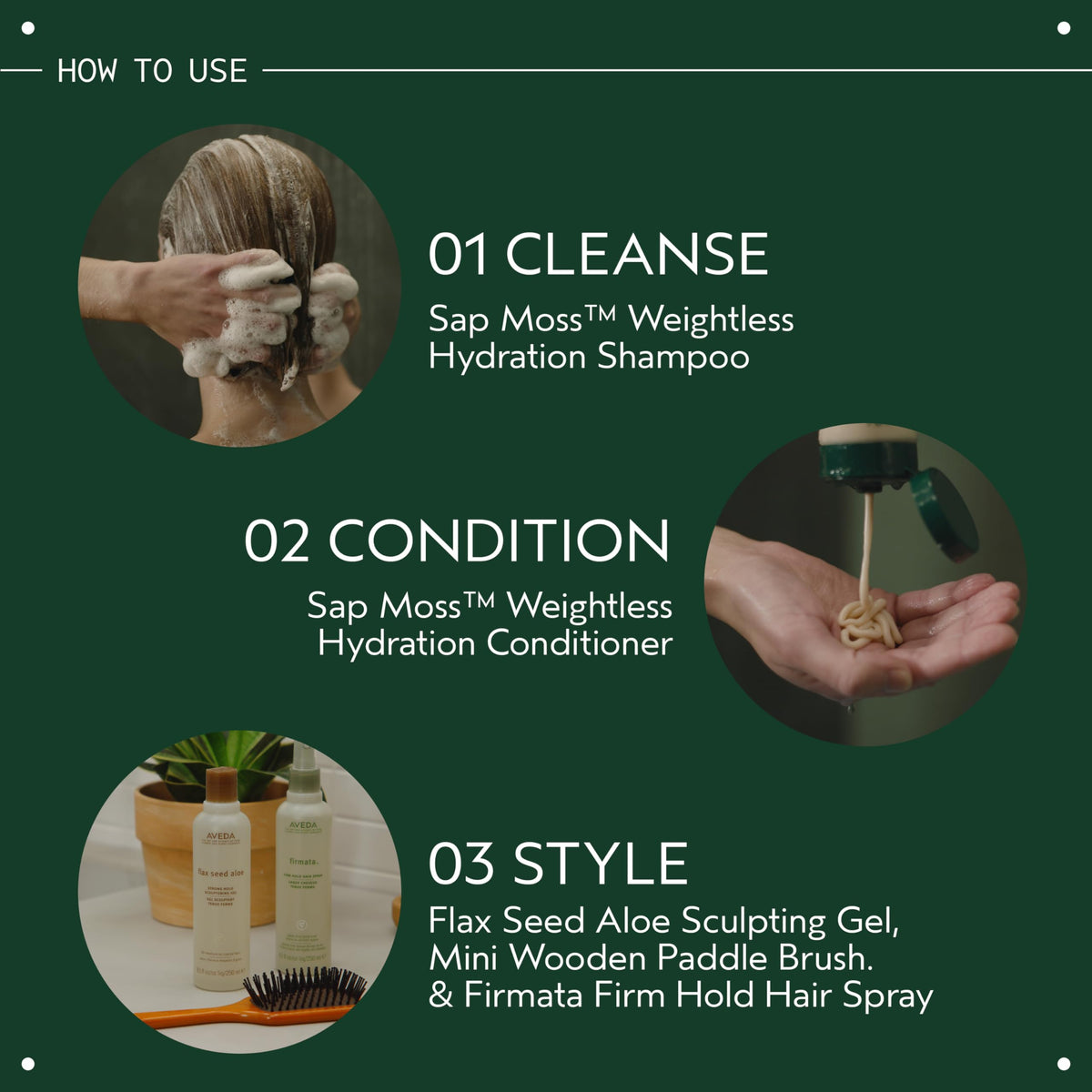 Dark Slate Gray AVEDA Sap Moss Weightless Hydration Shampoo | Gently Cleanses | Silicone Free | For Normal to Dry Hair | Earthy Aroma with Jasmine Olibanum Cypress |94% Naturally Derived*, 6.7 Fl Oz