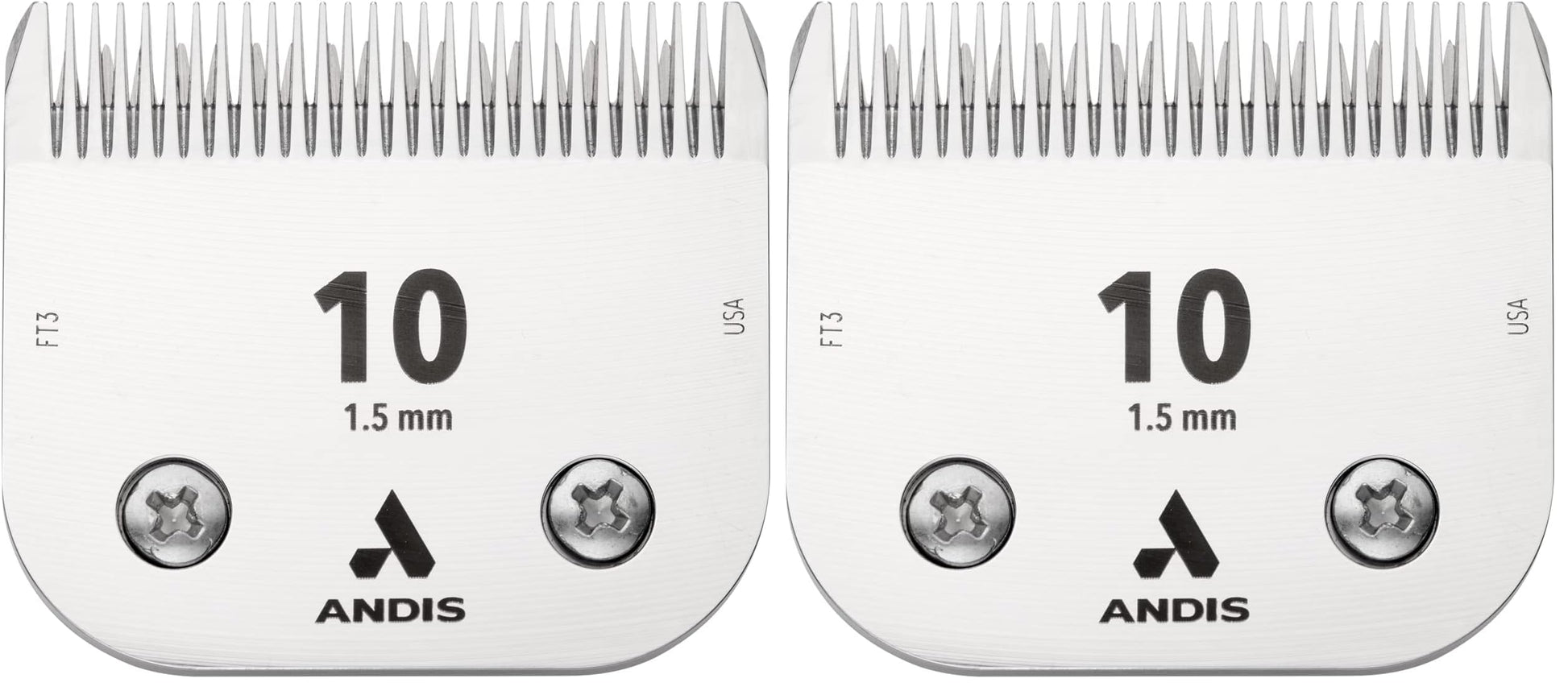 Lavender Andis – 64315, Ceramic Edge Detachable Pet Clipper Blade – Carbon-Infused Steel with Sharp Cutting Tech, Runs Cooler & Stays Sharper, Resists Rust & Heat, Size-10 - Fits AG, AGC & BDC Series, Chrome