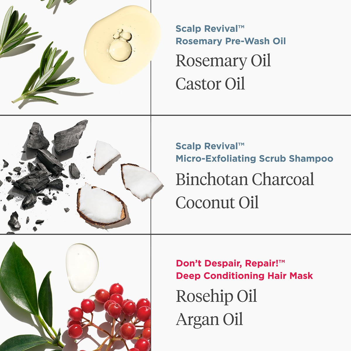 White Smoke Briogeo Healthy Hair Delights Holiday Kit | Clean Hair Repair Gift Set