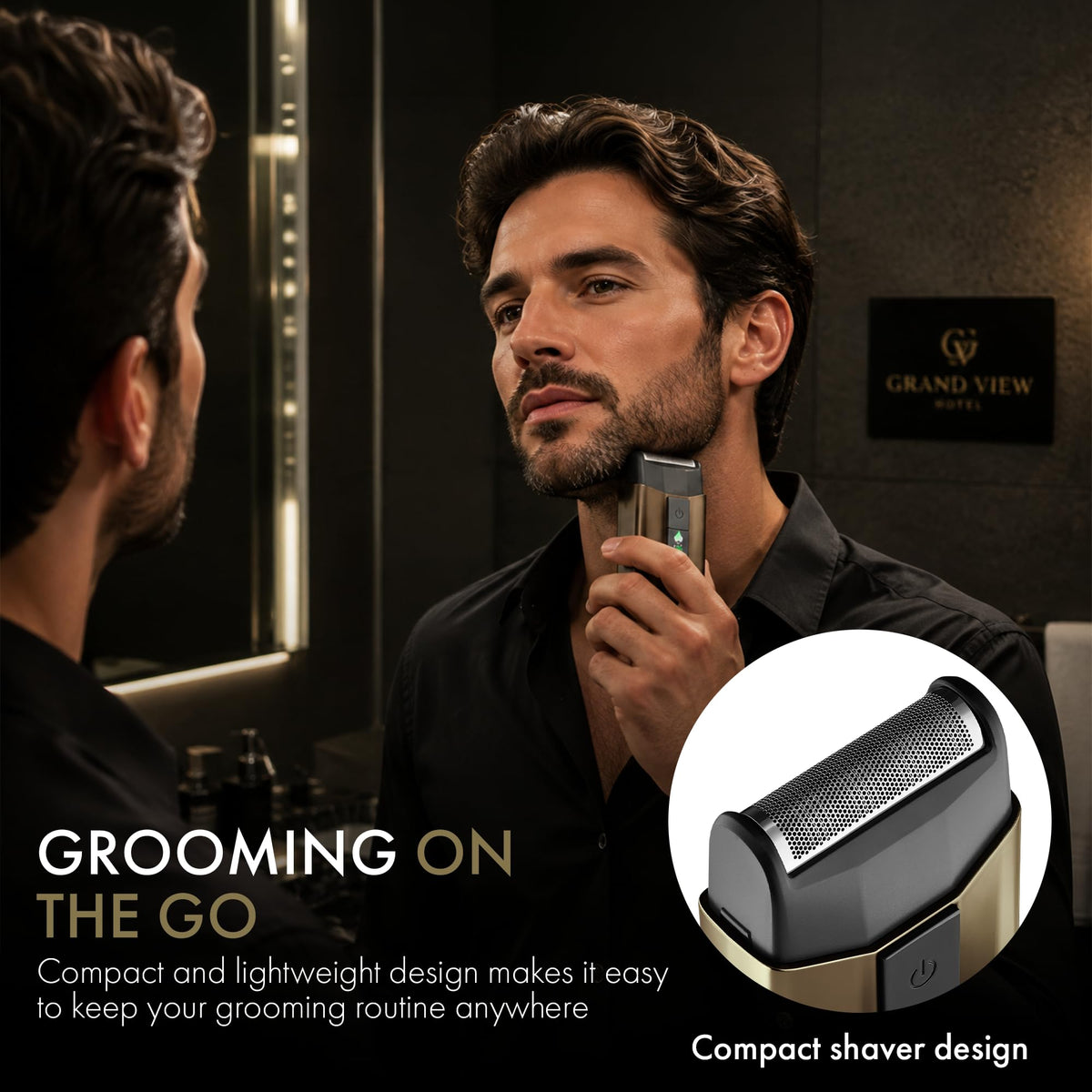Black StyleCraft Ace Cordless Hair Clipper & Foil Shaver, Rotary Motor, USB-C