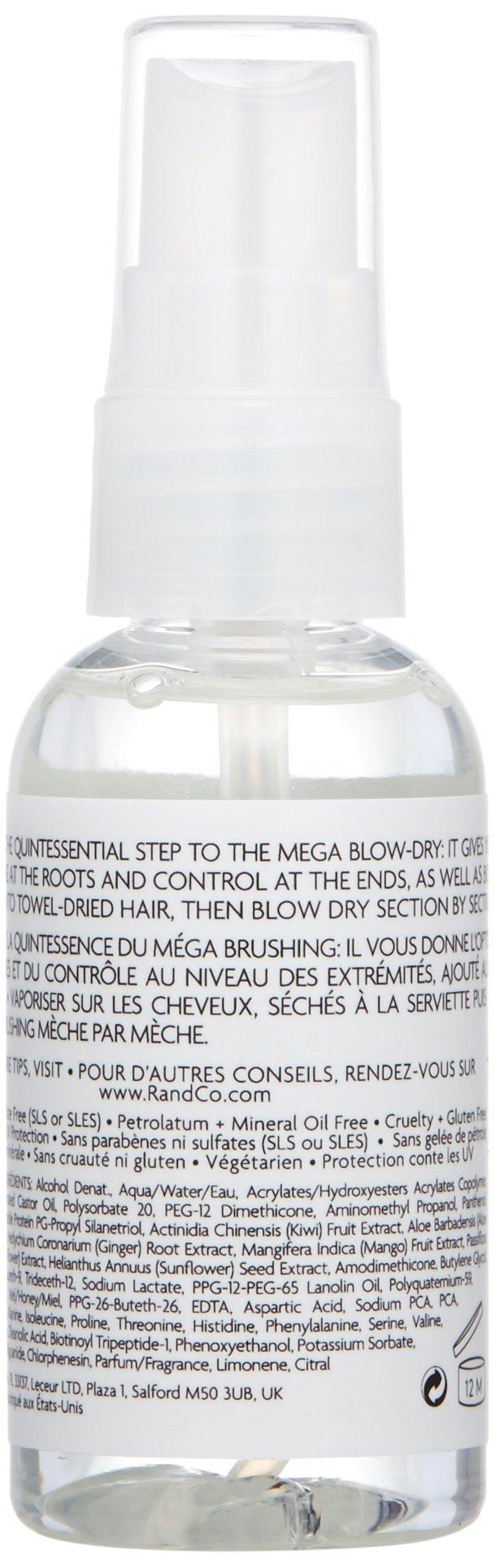 Lavender R+Co Dallas Hair Thickening Spray, Volumizing & Texturizing, Travel 1.7 Oz