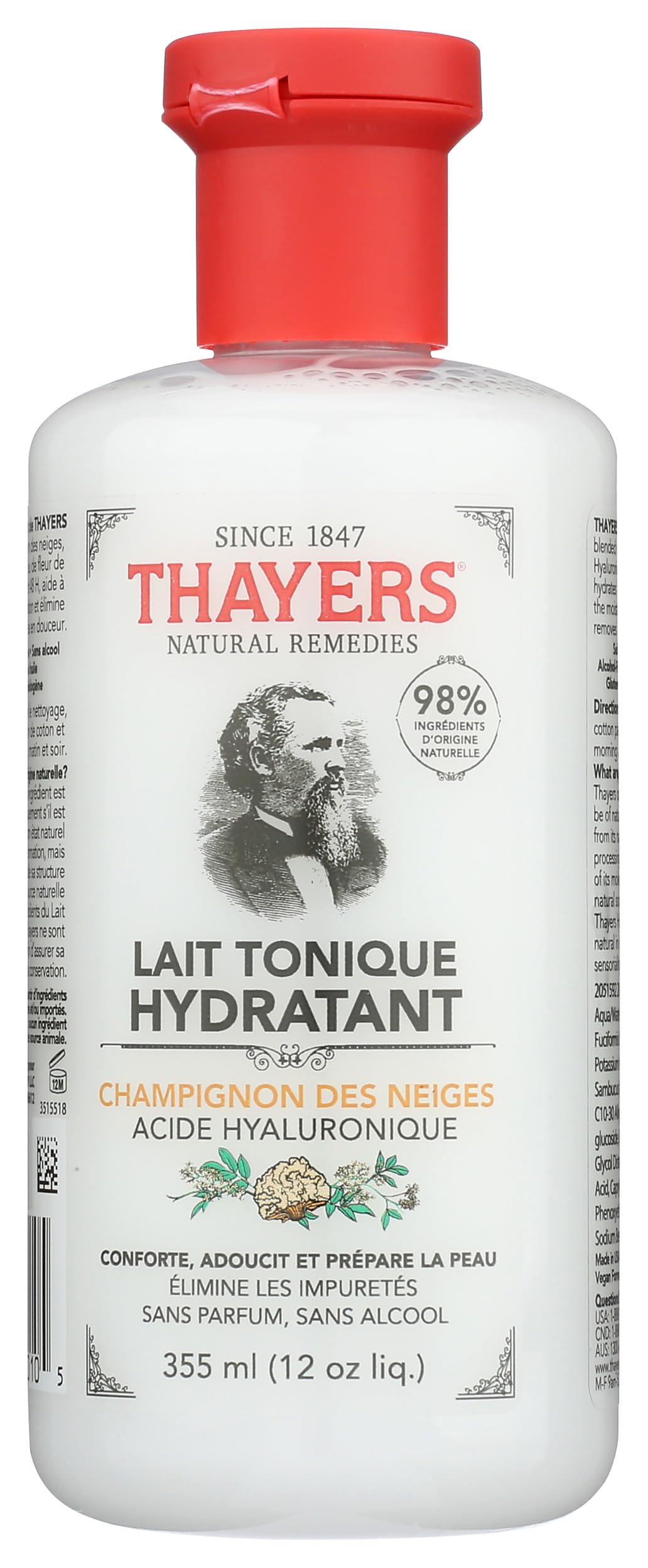 White Smoke THAYERS Hydrating Milky Face Toner, 12 FZ