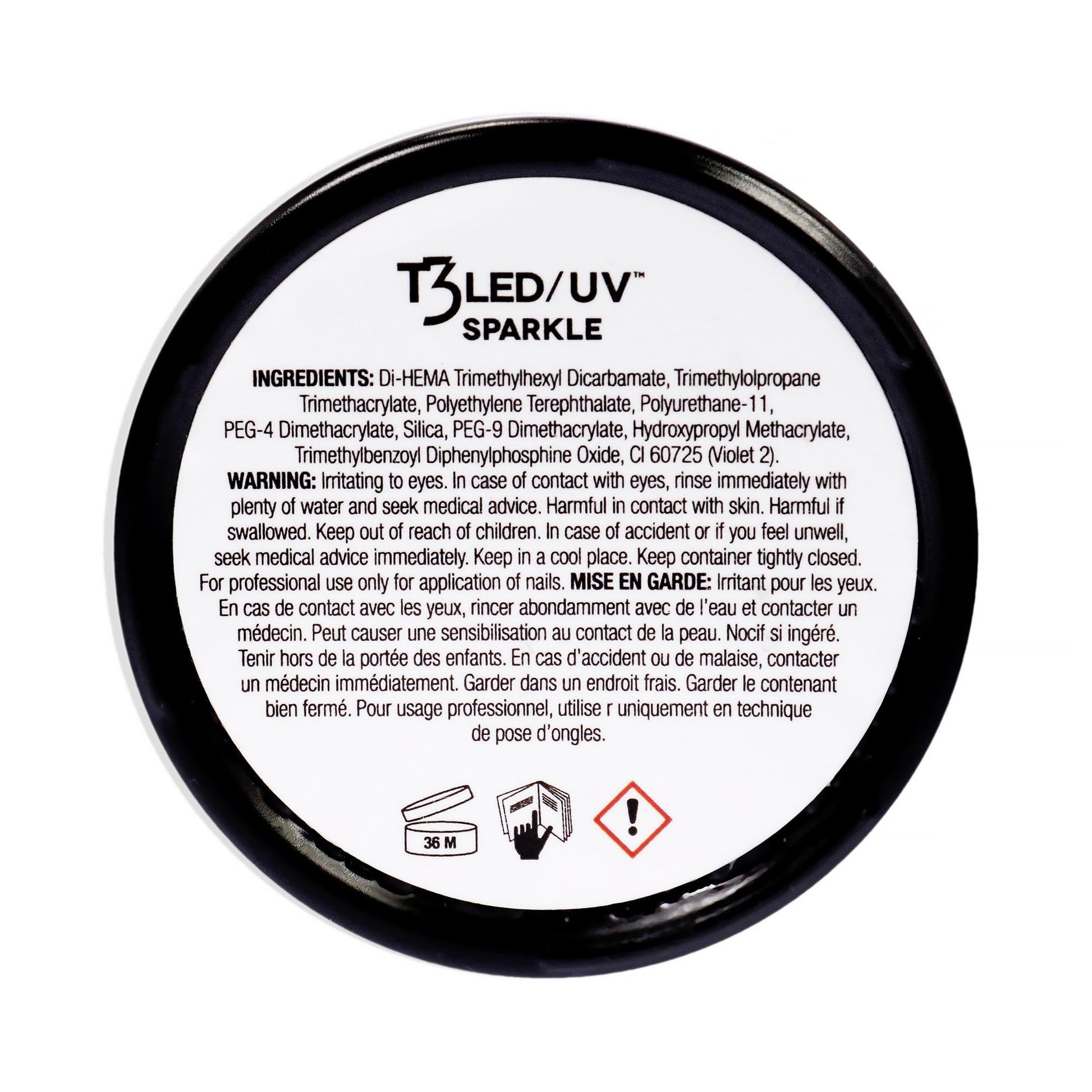 White Smoke Cuccio Pro T3 LED/UV Cool Cure Versatility Gel - Self-Levelling - Incredibly Flexible - Strong Adhesion - High Shine Finish - Fast Application - Quick Cure - Blue Winter - 1 Oz Nail Gel