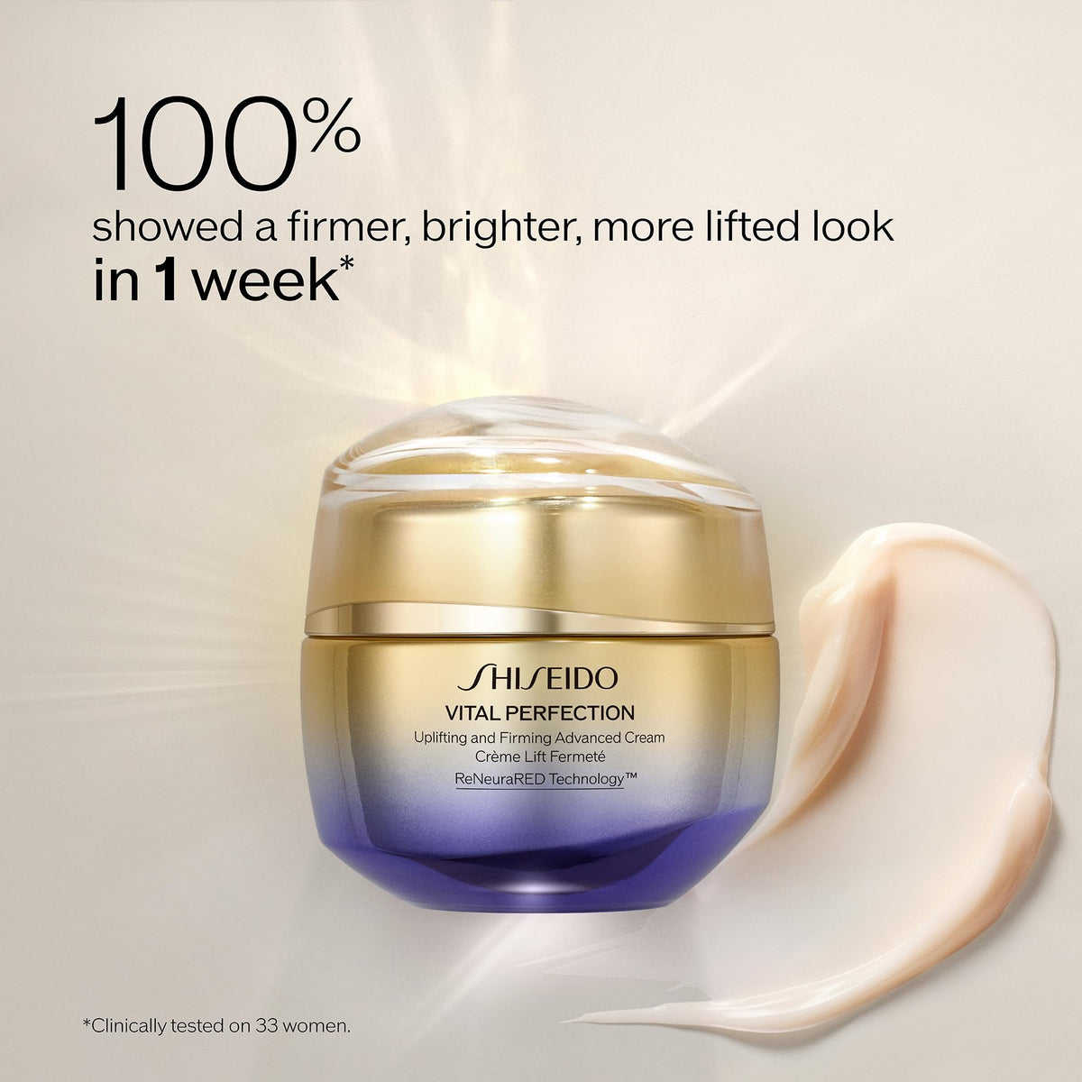Antique White Shiseido Correct & Prevent Set - Clarifying Cleansing Foam (50mL), Eudermine Activating Essence (70mL) Ultimune Power Infusing Serum (75mL) & Vital Perfection Advanced Cream (15mL) - $266 Value