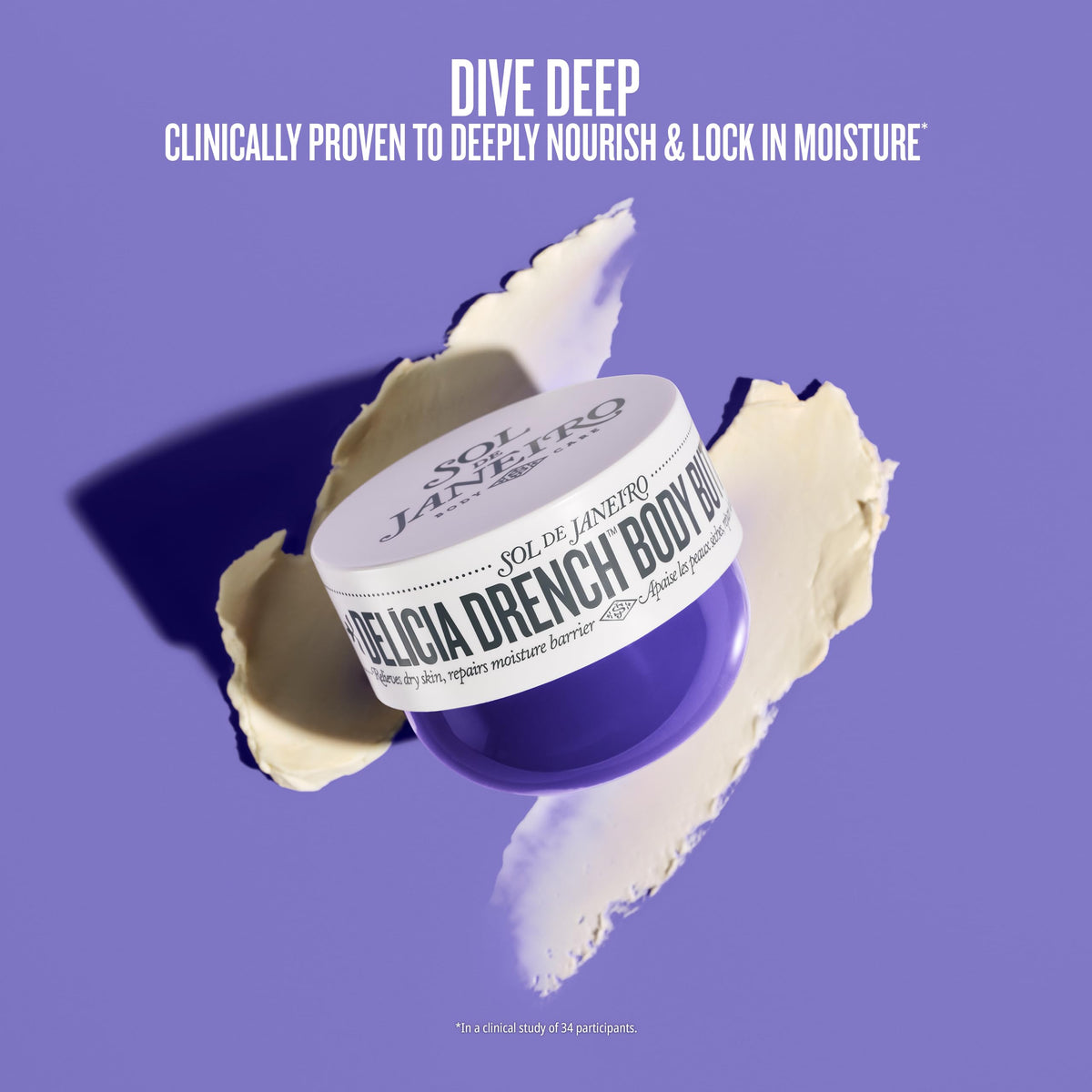 Slate Blue Sol de Janeiro Delicia Drench Body Butter