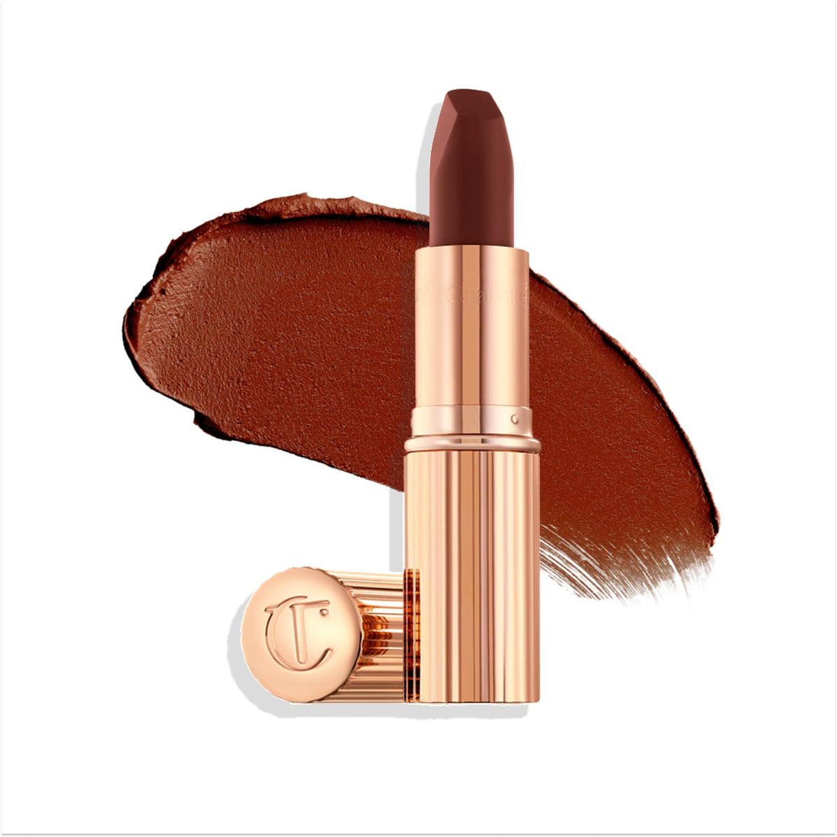 White Smoke Charlotte Tilbury Matte Revolution Lipstick - Long Lasting, Hydrating