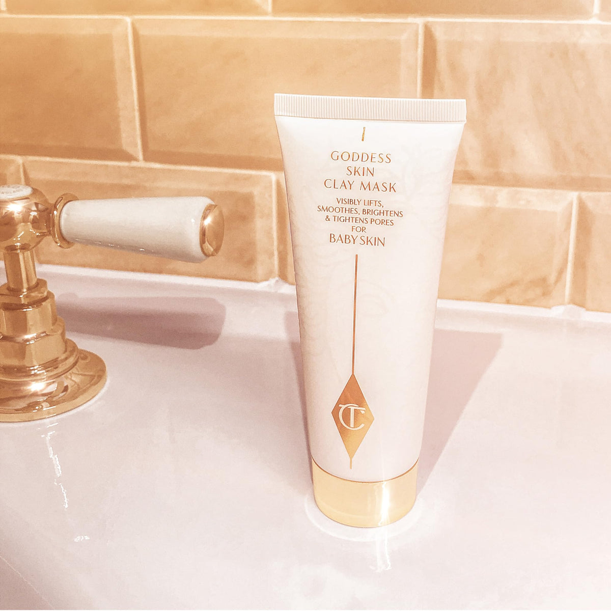 Misty Rose Charlotte Tilbury Goddess Skin Clay Mask - Pore Tightening & Hydrating