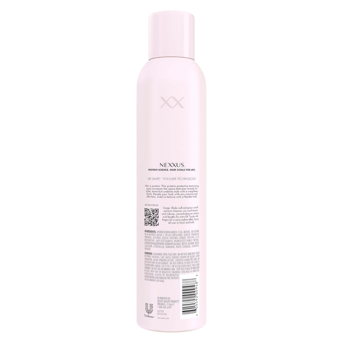 Misty Rose Nexxus AIR SHAPE Workable Hold Texture Spray, 6.2 Oz