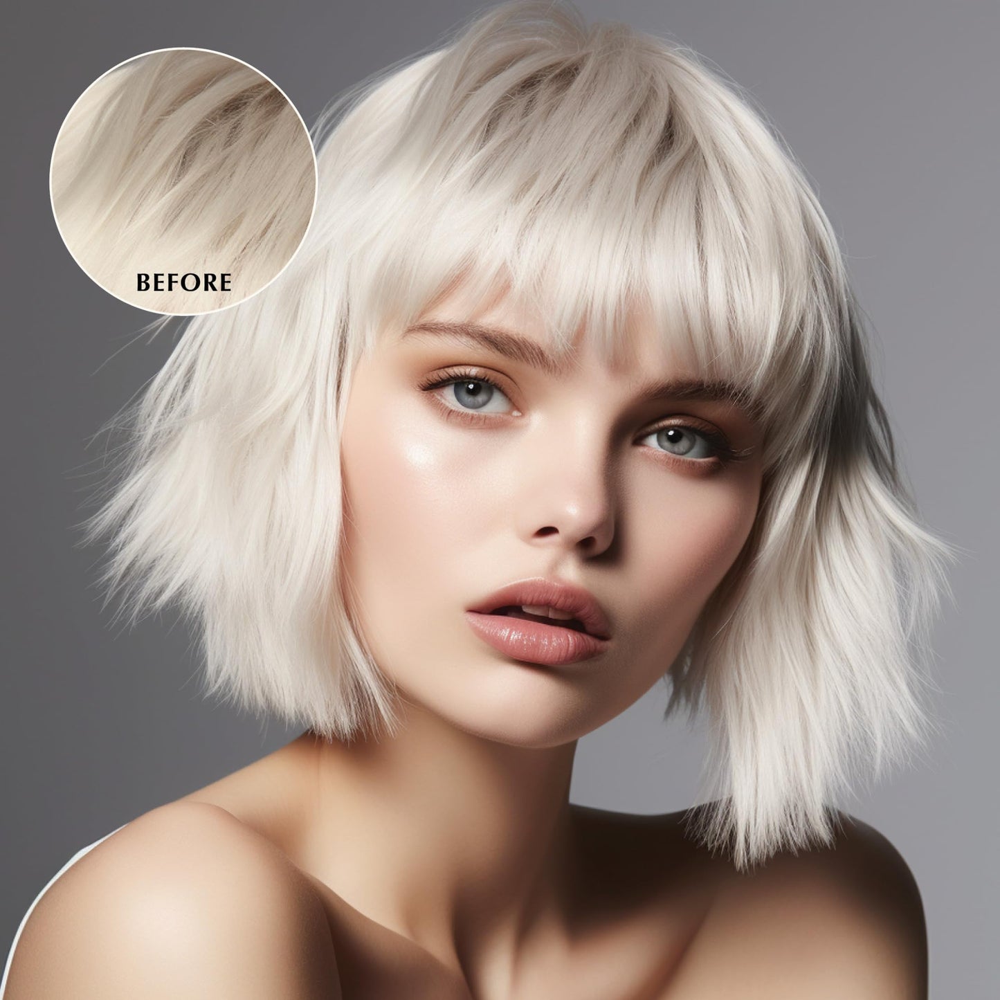 Light Slate Gray Ecru New York LUXE GLOSS Hair Gloss for Enhanced Color and Glass-Like Shine, Clear