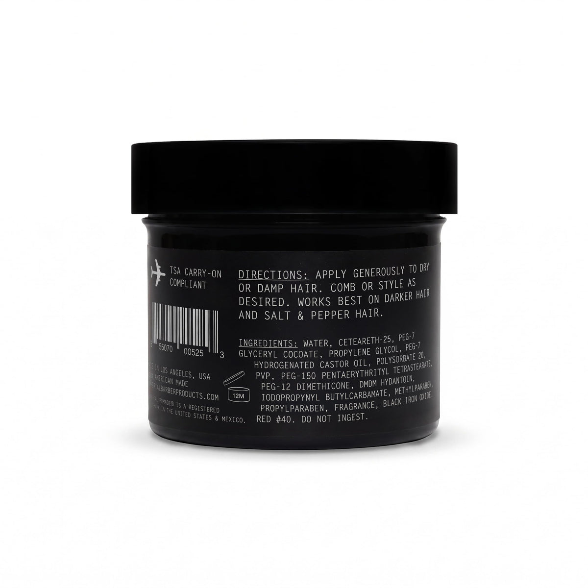 Black Imperial Barber Grade Products | Blacktop Pomade, 2 oz