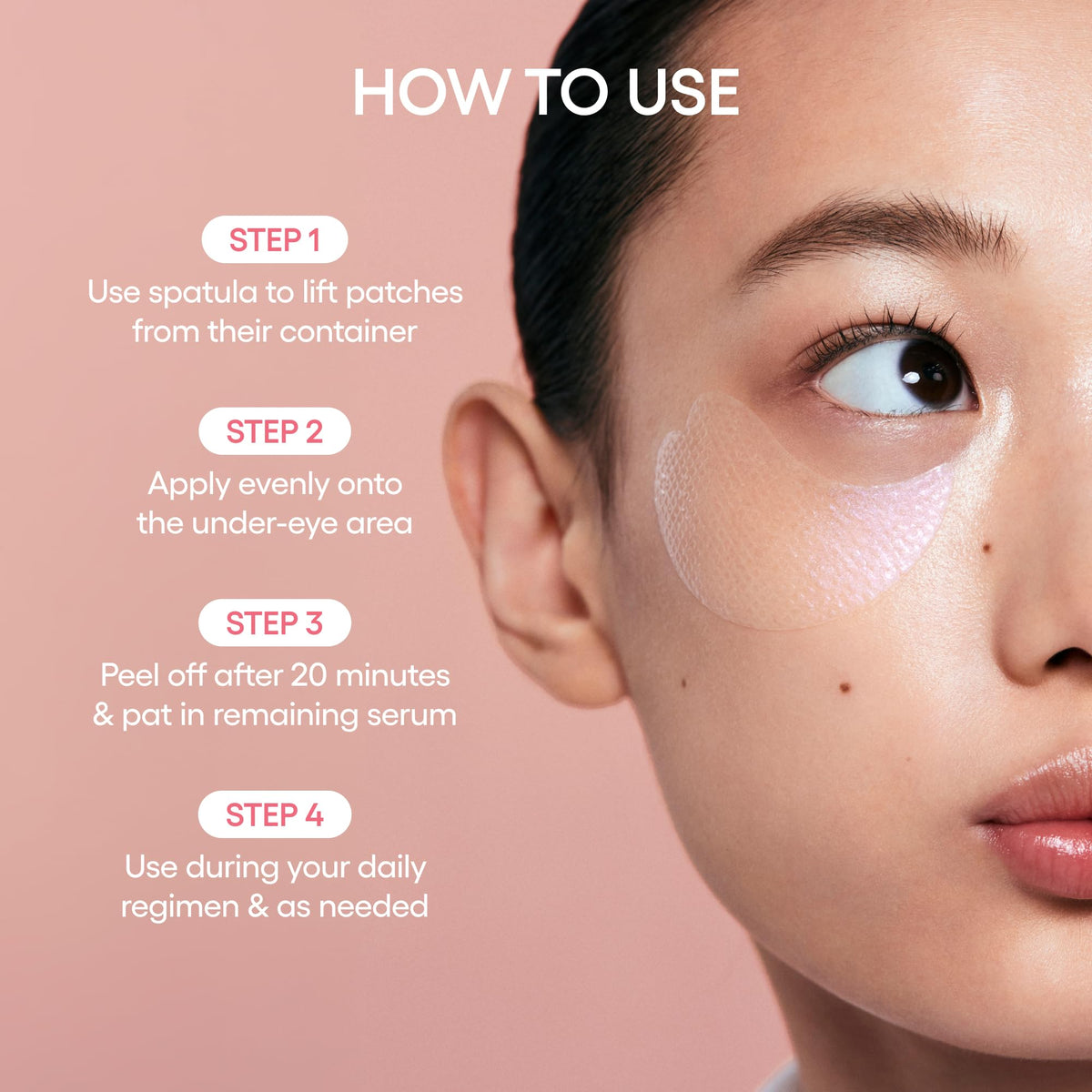Light Pink LANEIGE Bouncy & Firm Hydrogel Eye Patches