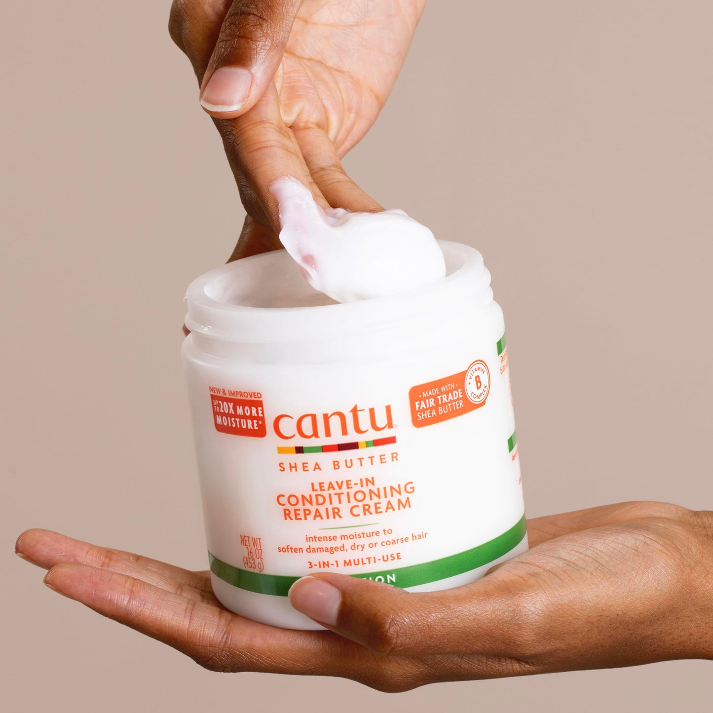 Gray Cantu Leave-In Conditioning Repair Cream with Shea Butter, 16 oz