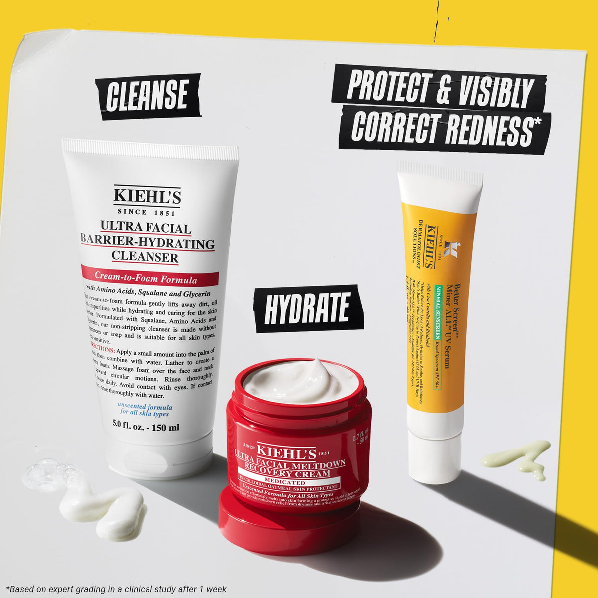 Lavender Kiehl's Better Screen Miner-all UV Serum Mineral Sunscreen SPF 50-0.5 Oz