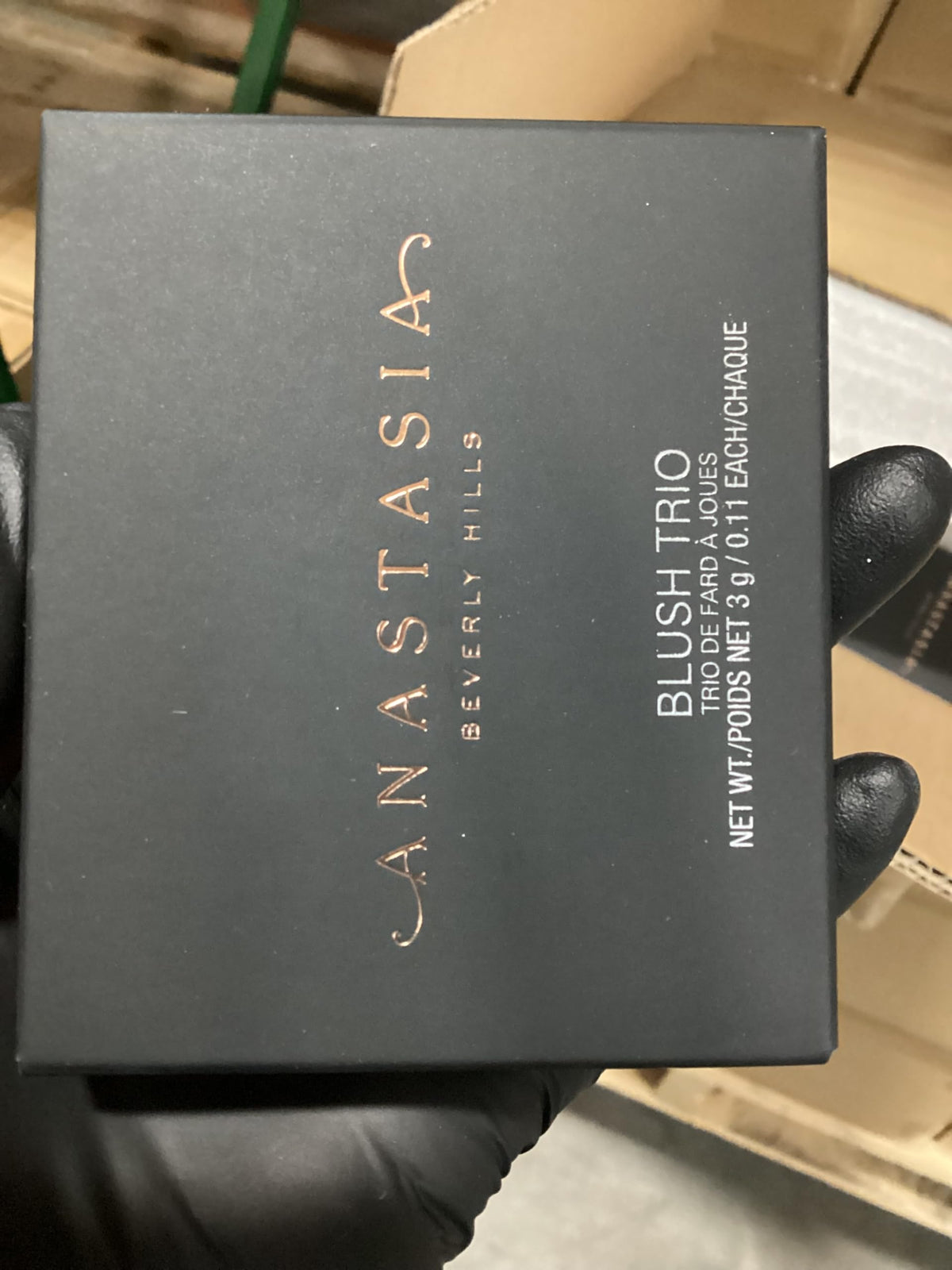 Dim Gray Anastasia Beverly Hills Blush Trio - Essential High-Pigment Blush Compact, Seamlessly Blendable Powder Formula for Sculpting and Brightening Cheeks