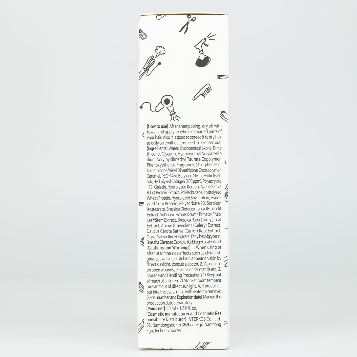 Light Gray Elizavecca Milky Piggy Collagen Coating Protein Ion Injection 50ml/1.69 fl. oz.