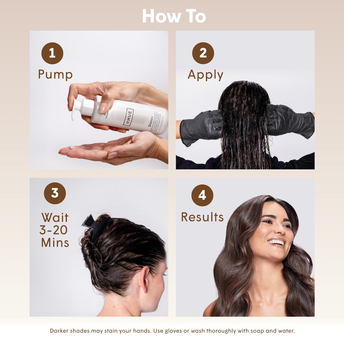 Lavender dpHUE Gloss+, Cool Medium Brown - Boosts Fading & Faded Hair Color - 8-12 Applications per Bottle - Lasts Up to 8 Washes