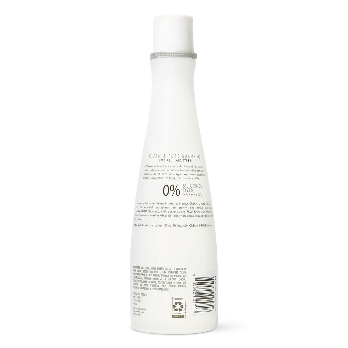 White Smoke Nexxus Clean & Pure Hair Regimen Pack Shampoo, Conditioner and Scrub Detox Hair Products Sulfate Free, Silicone free, Paraben Free 3 Count