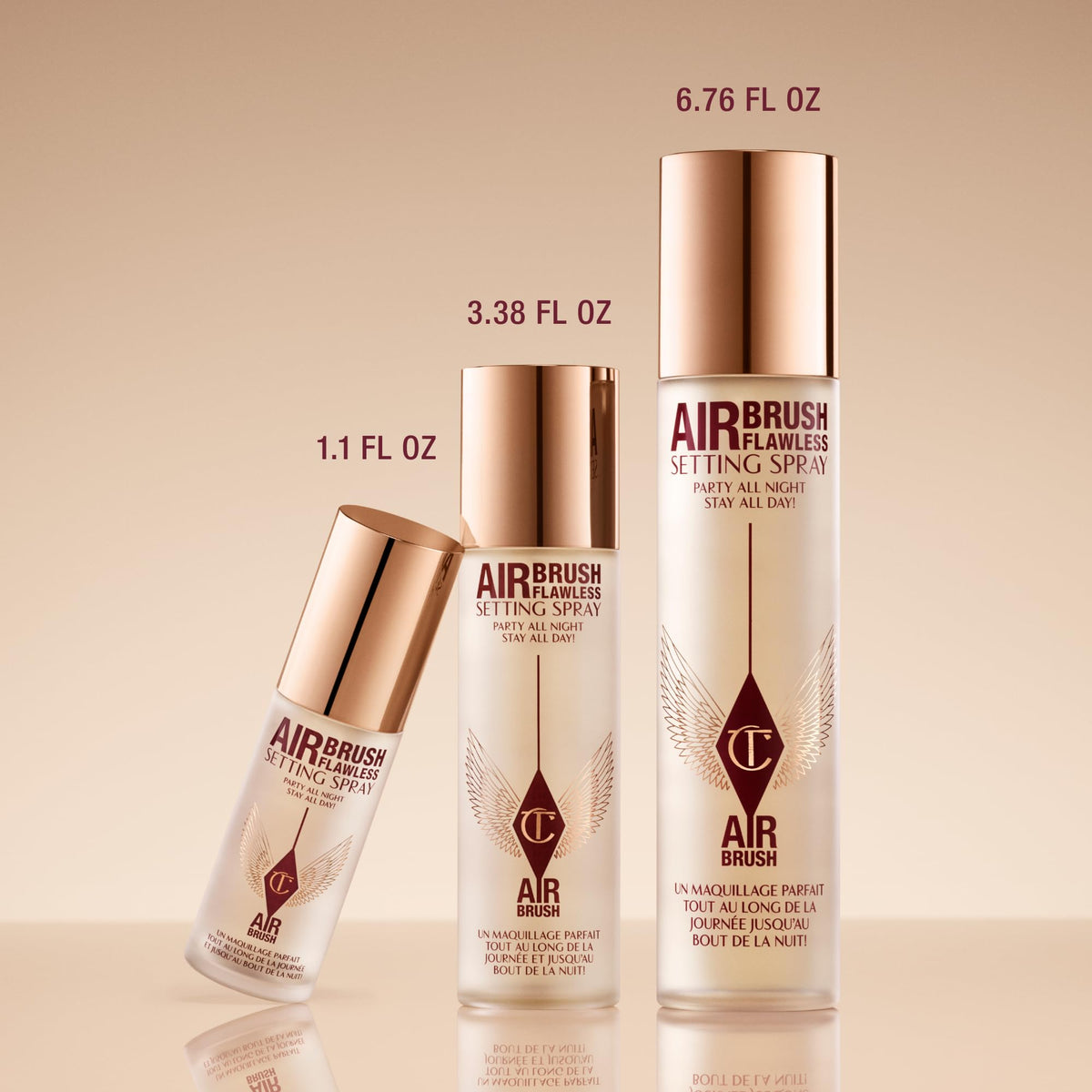Wheat Charlotte Tilbury Airbrush Flawless Setting Spray - Hydrating & Waterproof