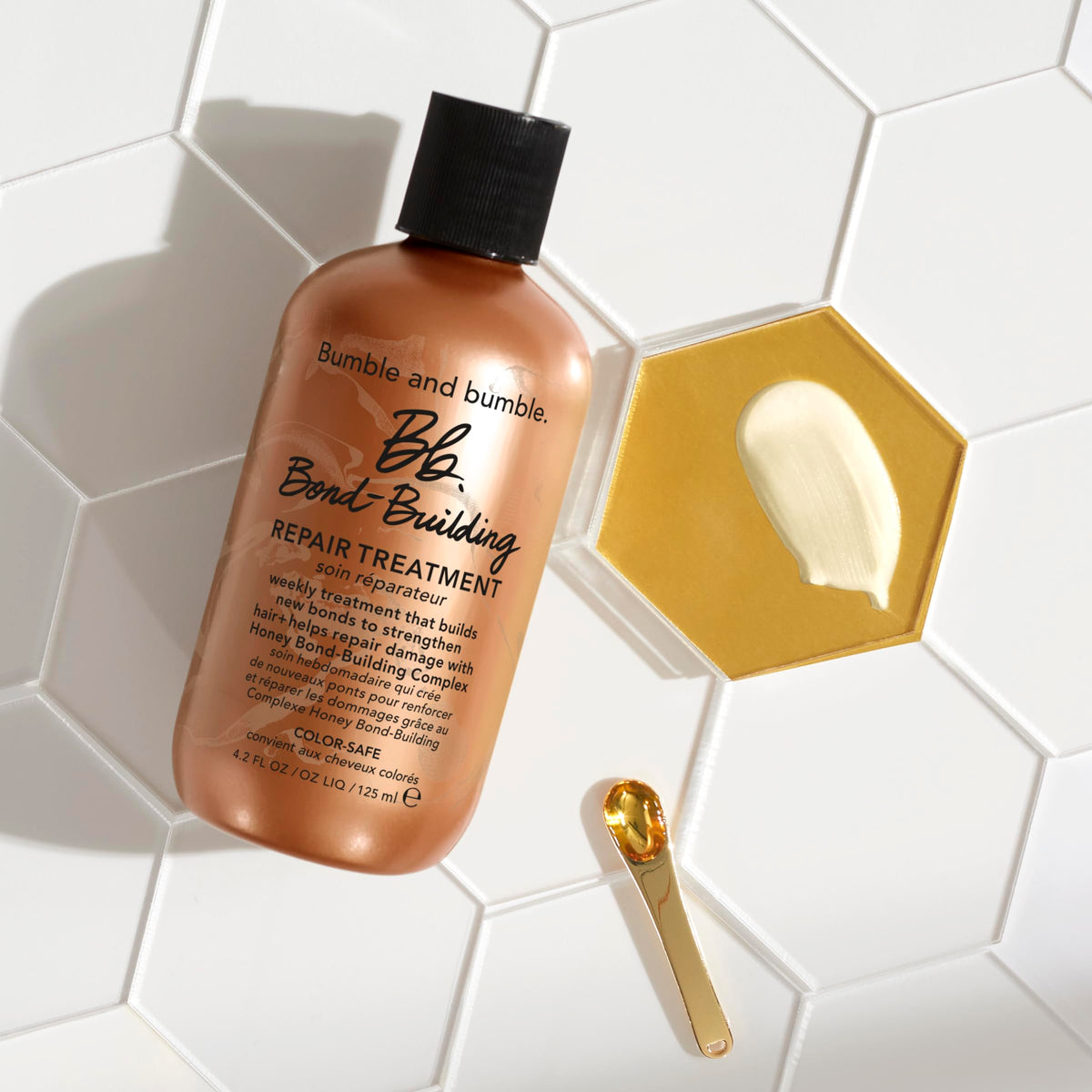 Lavender Bumble and bumble. Bond-Building Hair Repair Treatment | Strengthens and Prevents Breakage | Weekly Deep Treatment | For Damaged Curly, Wavy, Straight Hair Types, 4.2 Fl Oz