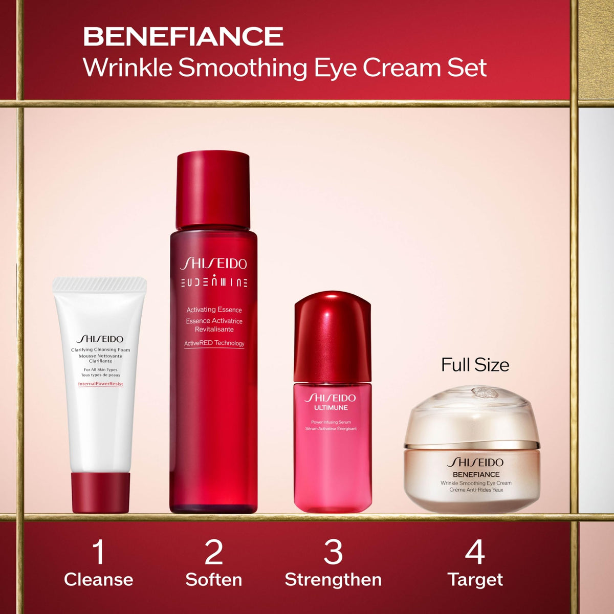 Misty Rose Shiseido Benefiance Wrinkle Smoothing Set - $146 Value