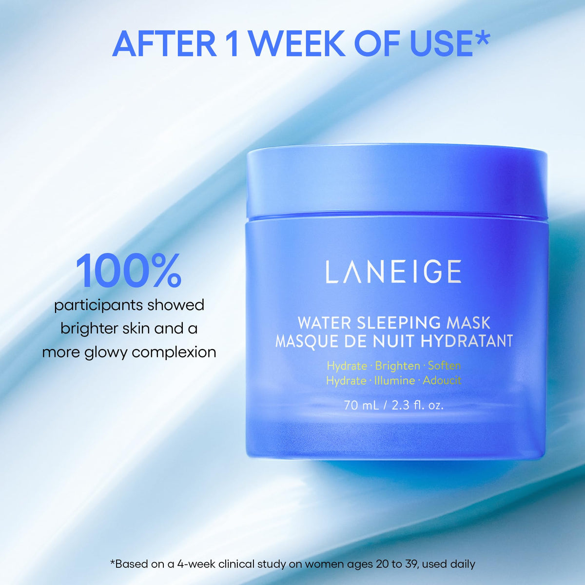 White Smoke LANEIGE Daily Hydration Essential Set