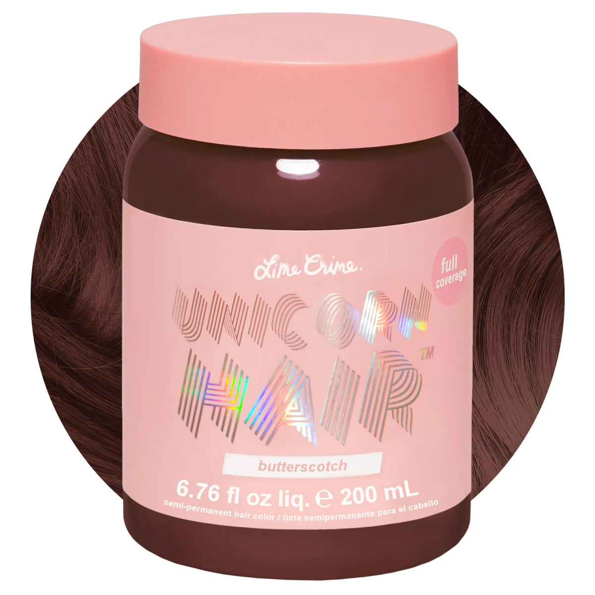 White Smoke Lime Crime Unicorn Full Coverage Hair Dye, Butterscotch