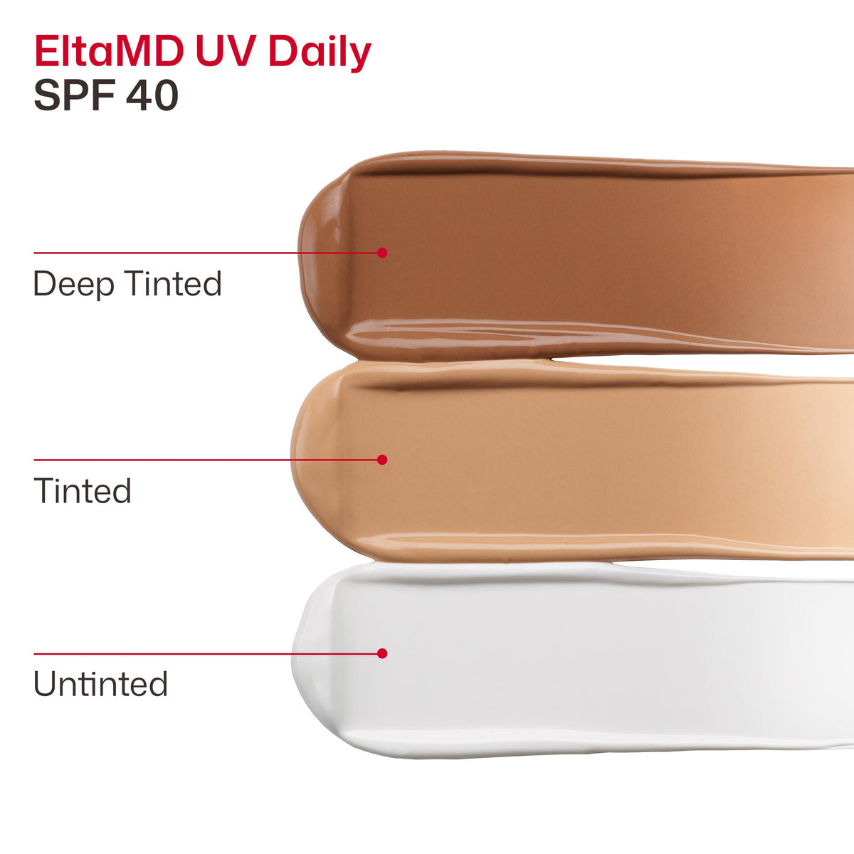 White Smoke EltaMD UV Daily Deep Tinted Face Sunscreen Moisturizer, SPF 40, 1.7 oz