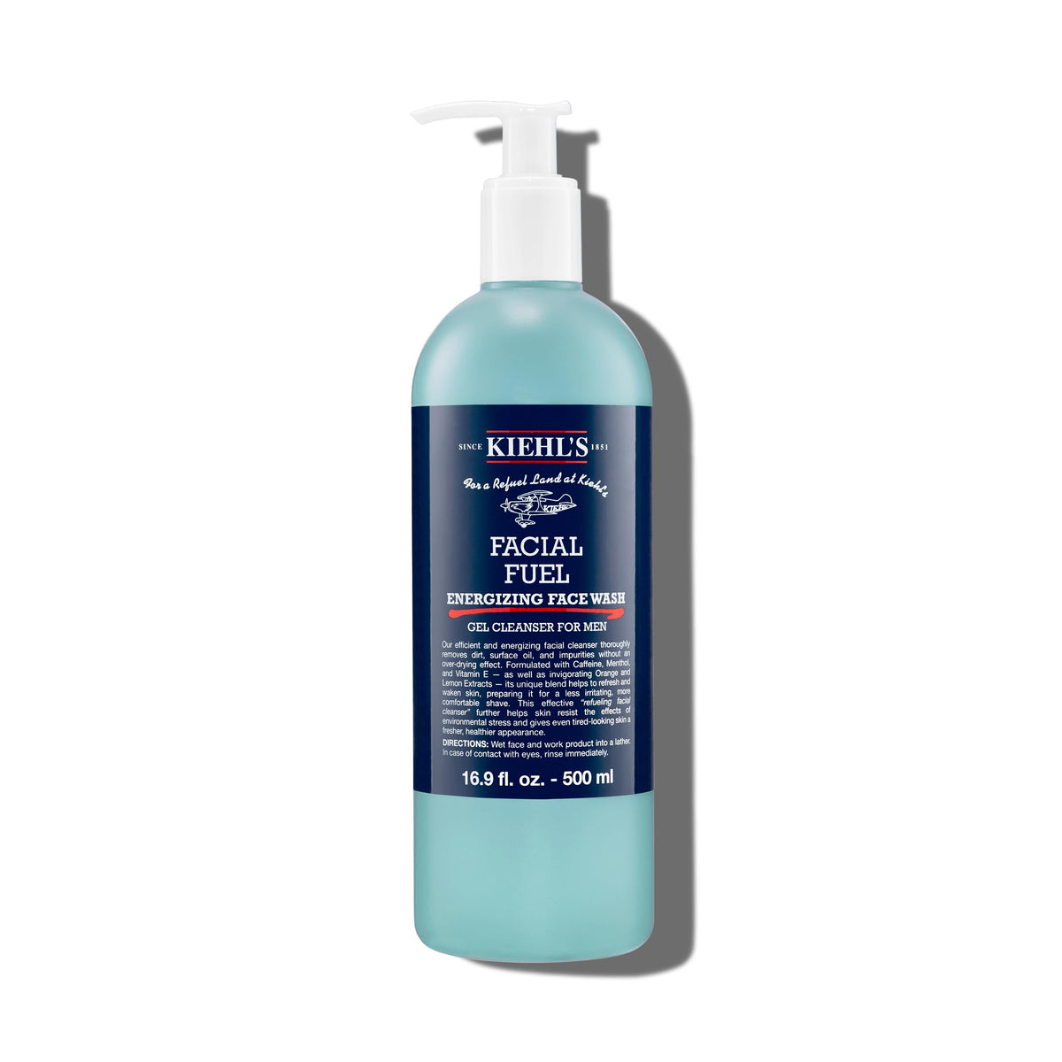 White Smoke Kiehl's - Facial Fuel Men's Energizing Face Wash