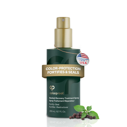 White Smoke Colorproof Baobab Recovery Hair Treatment Spray 6.7 Fl. Oz. Hair Recovery Spray, Baobab Fruit Spray for Damaged, Color-Treated Hair w/Peppercorn Patchouli Scent