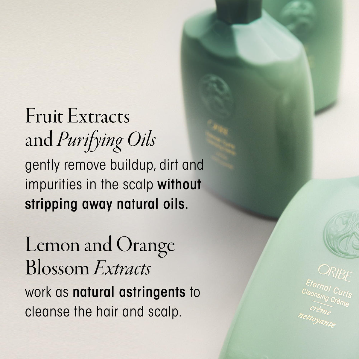 Antique White Oribe Eternal Curls Cleansing Cream - Non-Foaming Shampoo For Curls - 8.5oz