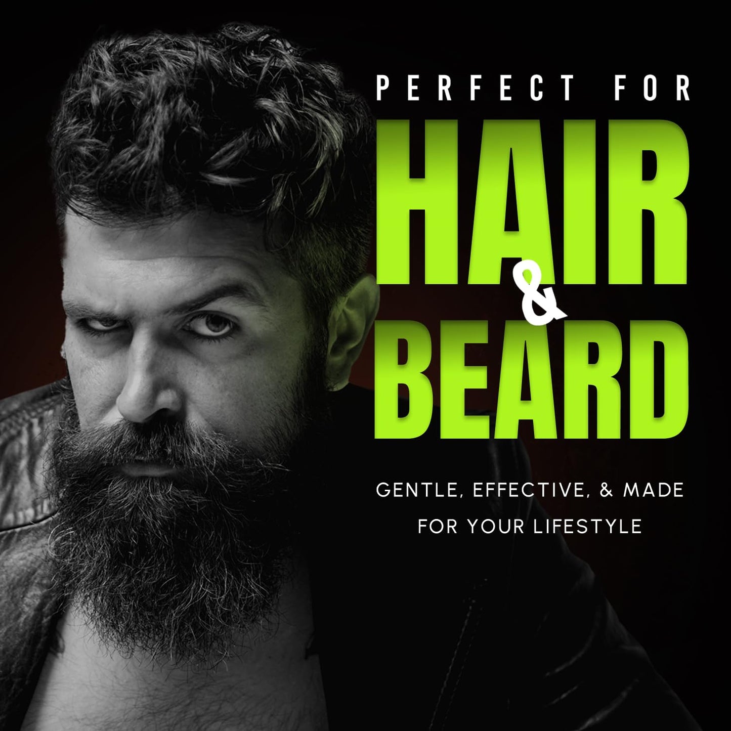 Black Herbishh Gray Reducing Shampoo for Men, Hair Darkening & Volume Boost with Every Wash, Cleanses & Revitalizes, Easy At-Home Use, Safe for Light Brown to Black Shades, All Hair Types 6.09 fl.oz