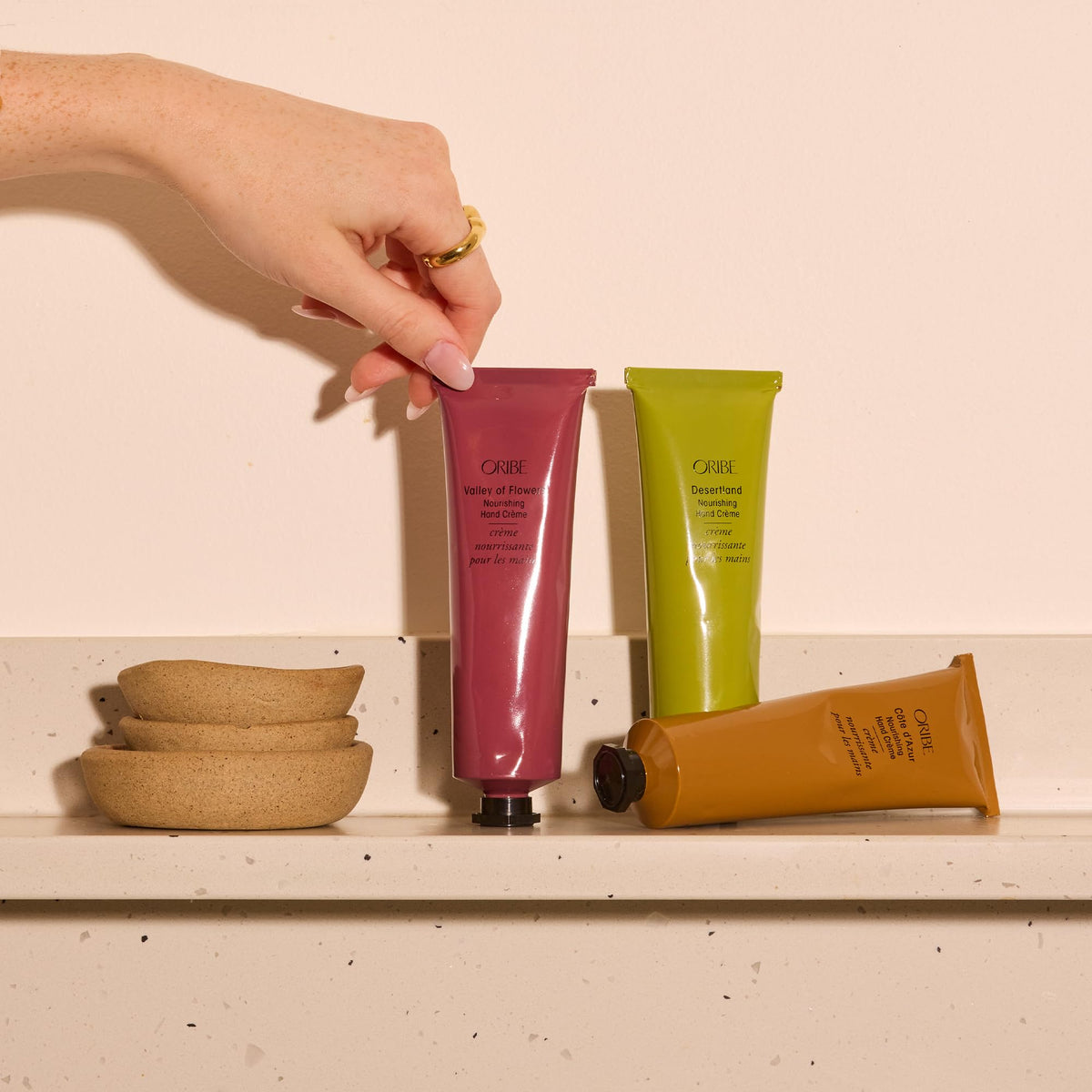 Bisque Oribe Cote d'Azur Nourishing Hand Cream - Hydrates Dry Skin - 3.4oz