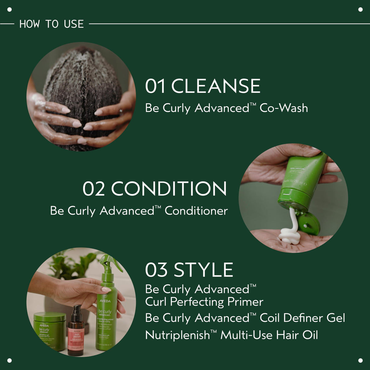 Dark Slate Gray AVEDA Be Curly Advanced Conditioner | Adds Moisture and Definition to Curly, Coily, Wavy Hair |Detangles and Fights Frizz | Silicone Free | 97% Naturally Derived*, 33.8 Fl Oz