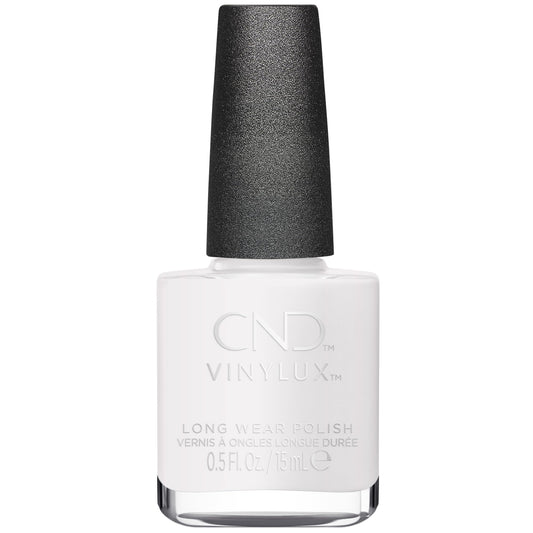 White Smoke CND Vinylux Longwear White Nail Polish, Gel-like Shine & Chip Resistant Color, Cream Puff, 0.5 fl. oz