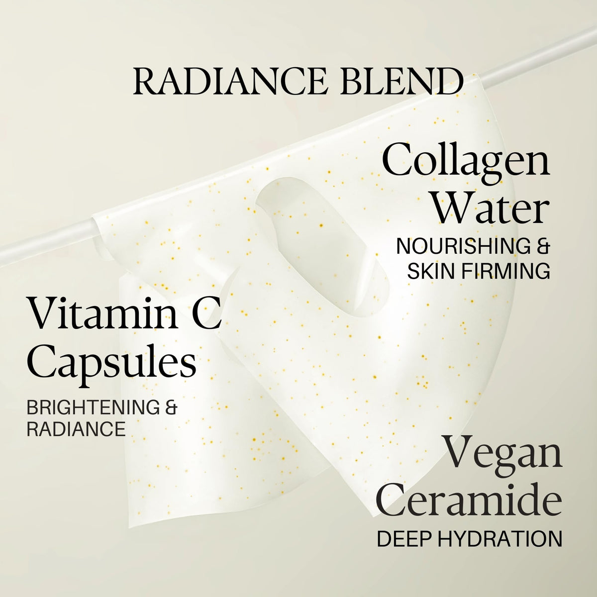Antique White Signature Vita Capsule Anti-Aging Hydrogel Mask 8-Shape (1 Sheet)