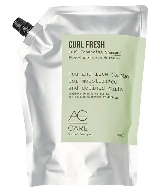 White Smoke AG Care Curl Fresh Shampoo, 33.8 Fl Oz