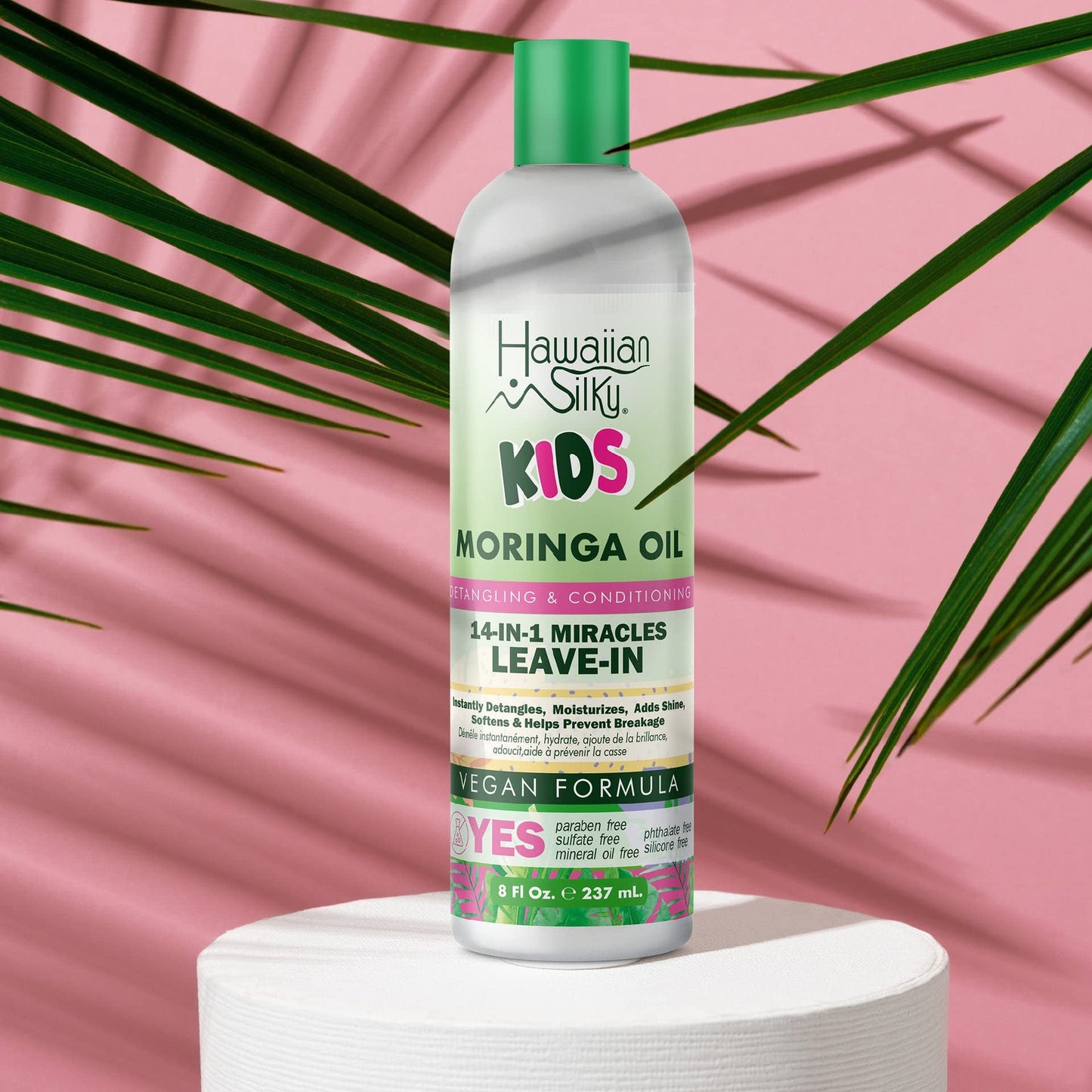 Rosy Brown Hawaiian Silky Kids Moringa Oil & Shea Butter 14 in 1 Miracles Leave In