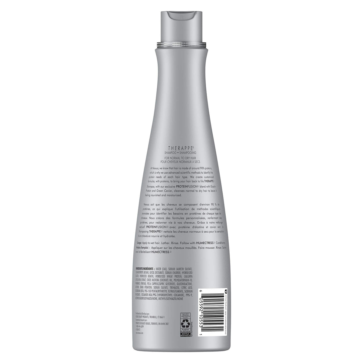 White Smoke Nexxus Therappe Shampoo For Dry Hair Ultimate Moisture Silicone-Free 13.5 oz