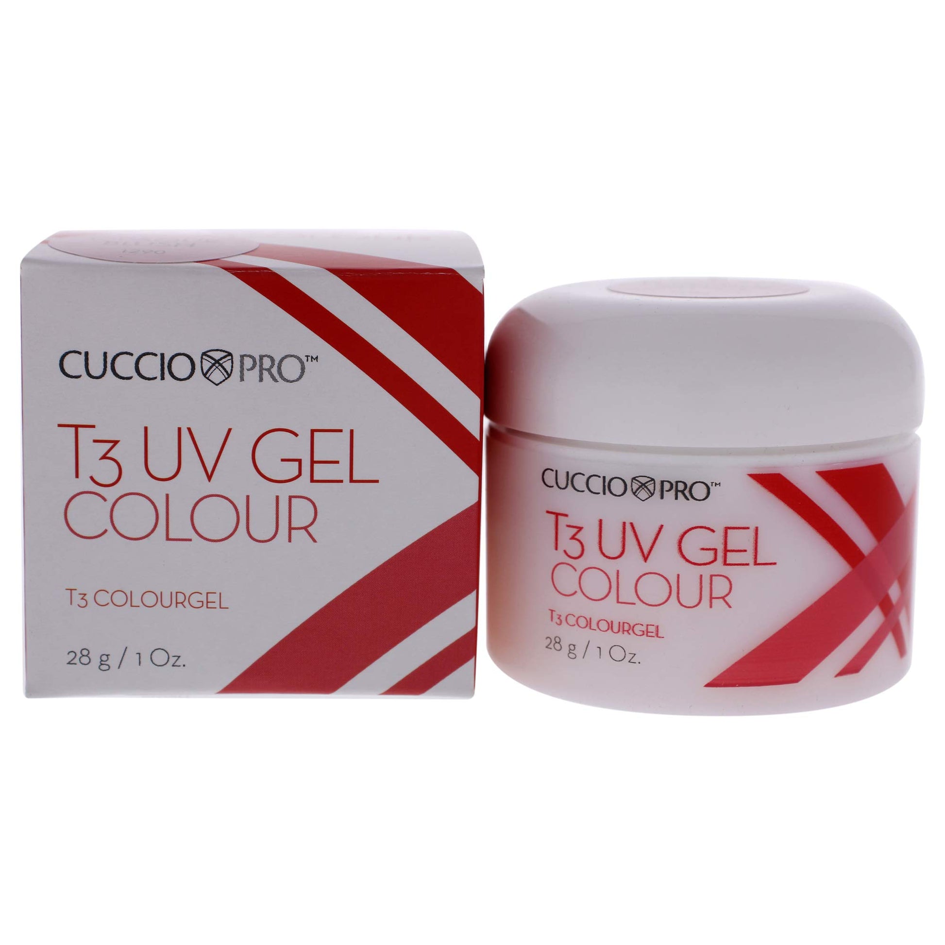 Dark Gray Cuccio Pro T3 Uv Gel Colour - Opaque Blush 1 Oz