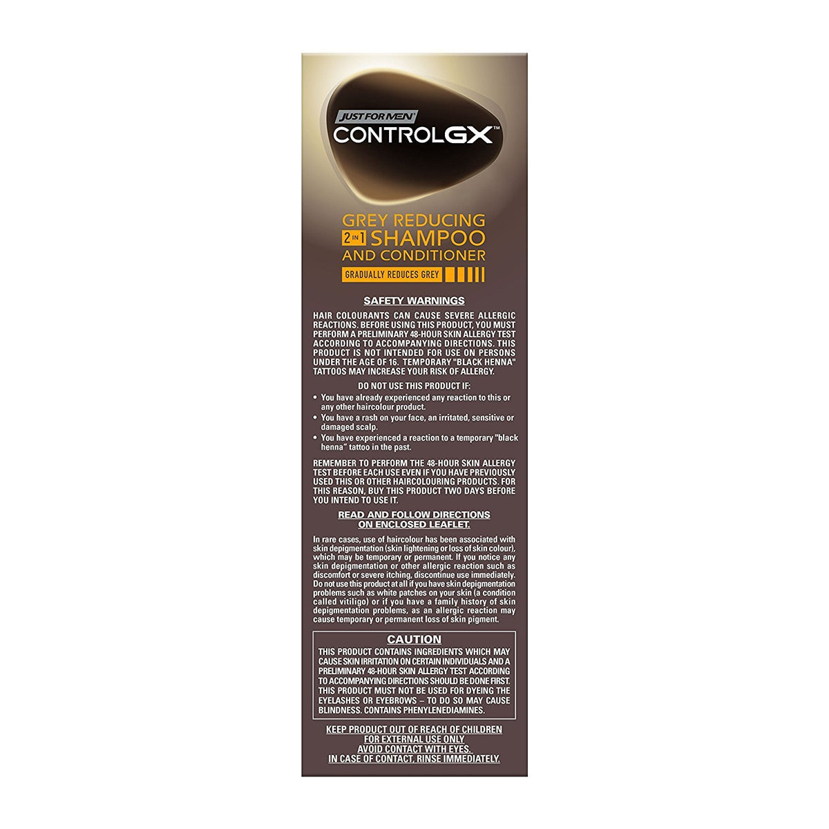 Dim Gray Just For Men Control GX Gray Reducing 2-in-1 Shampoo 4 oz