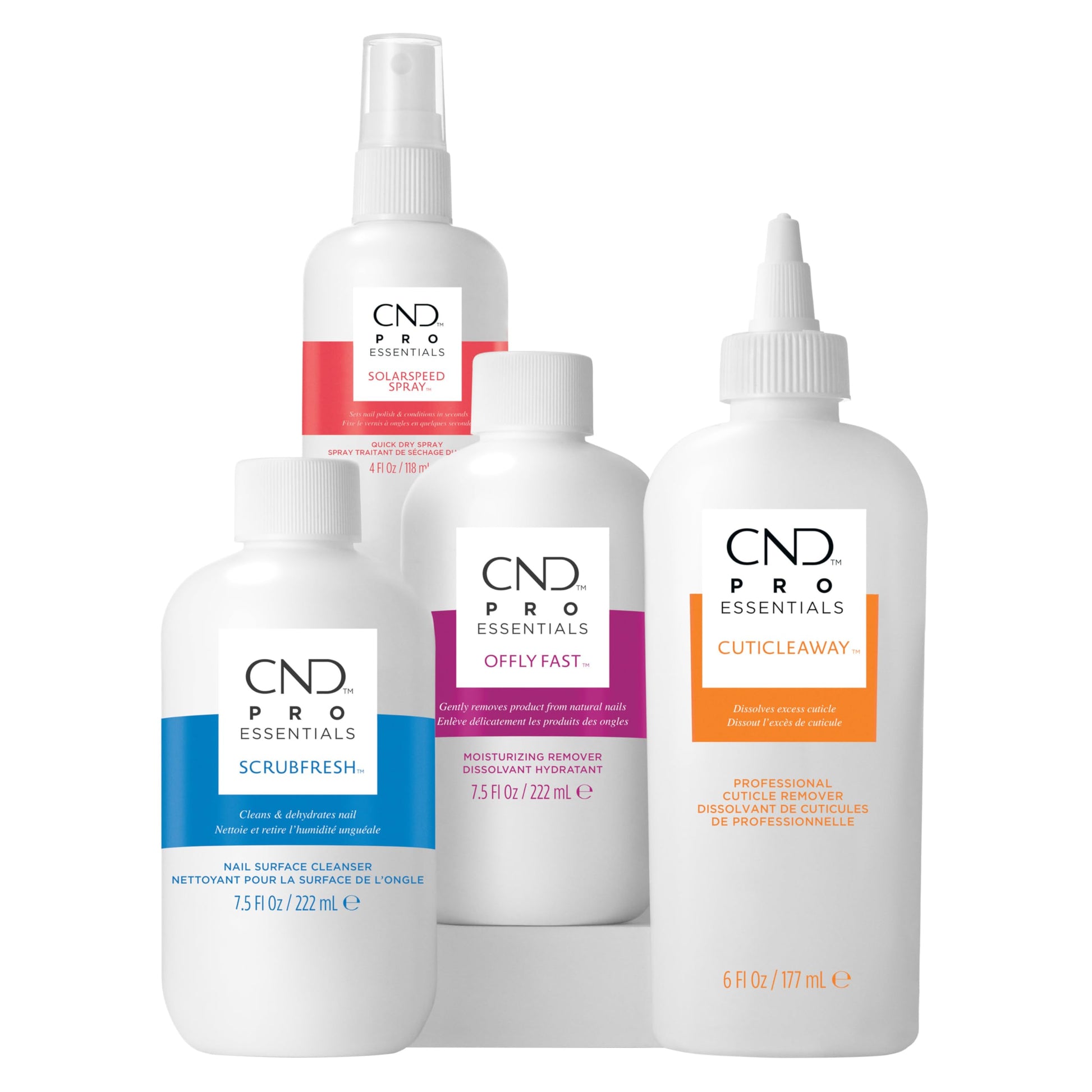 White Smoke CND SCRUBFRESH Nail Surface Cleaner (Packaging May Vary), 7.5 fl oz