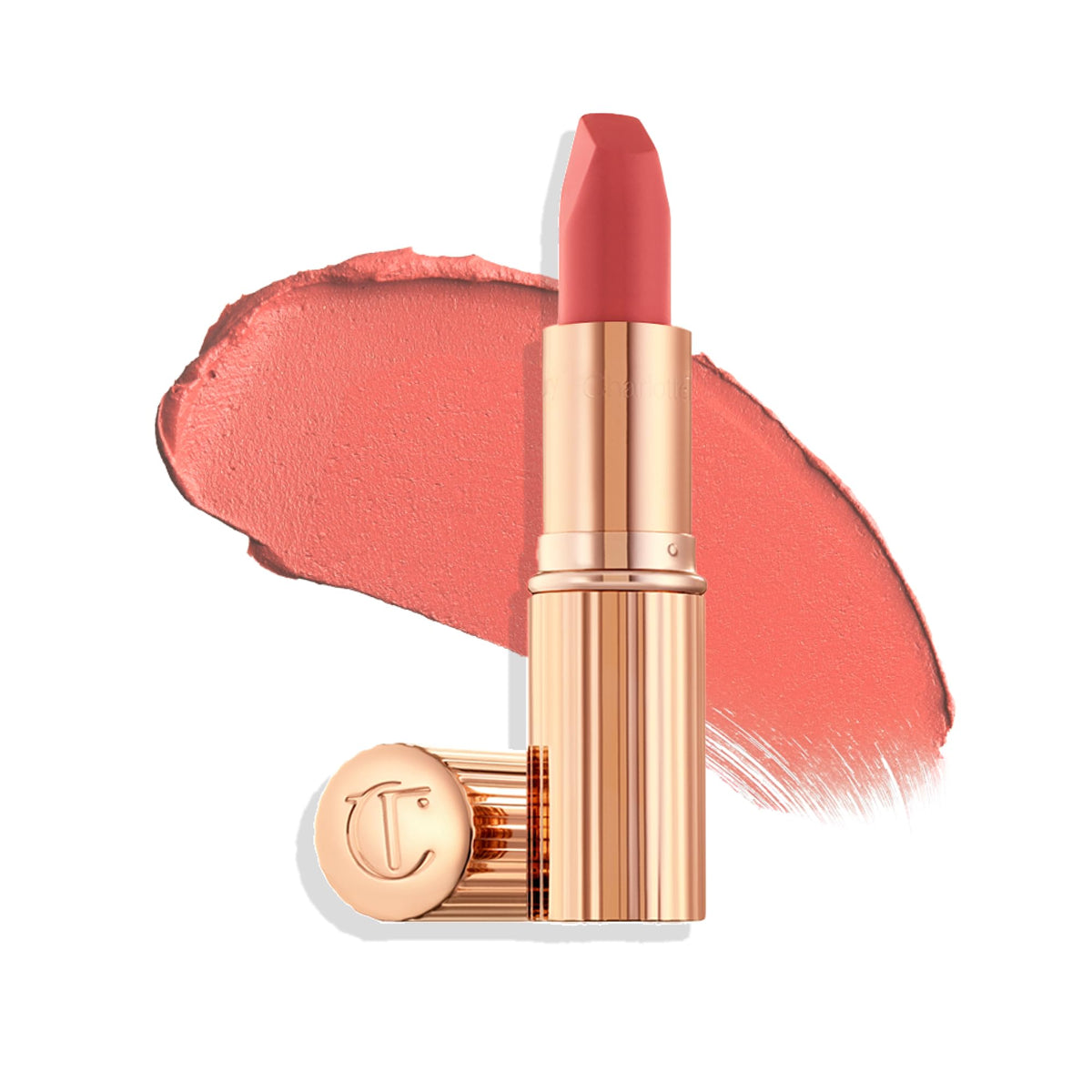 White Smoke Charlotte Tilbury Matte Revolution Lipstick - Long Lasting, Hydrating