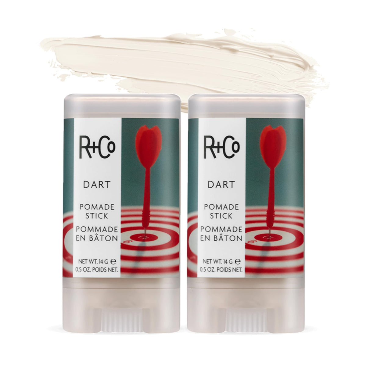 White Smoke R+Co DART Pomade Stick