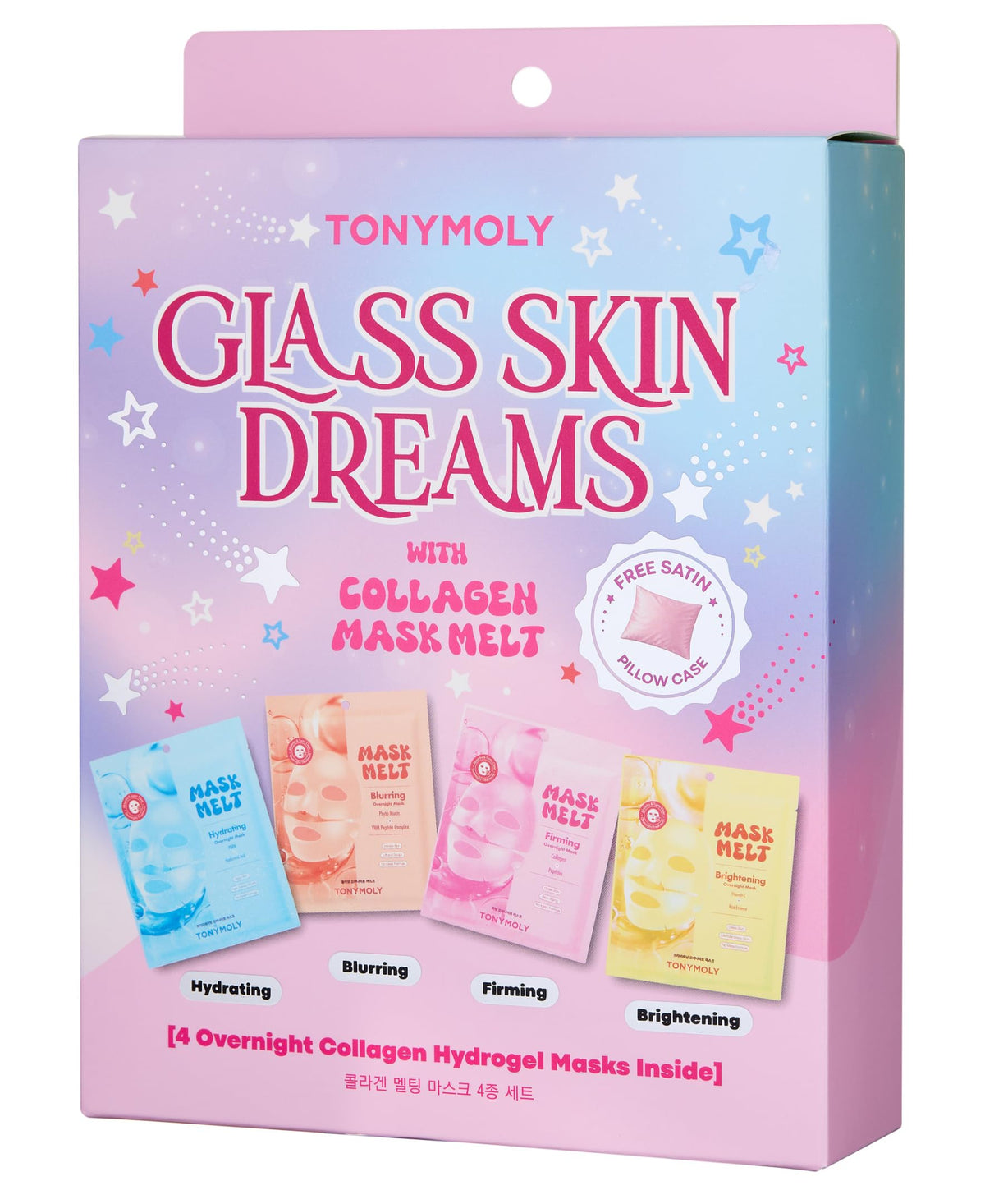 Thistle TONYMOLY Glass Skin Dreams Korean Overnight Face Mask Set - Collagen, PDRN